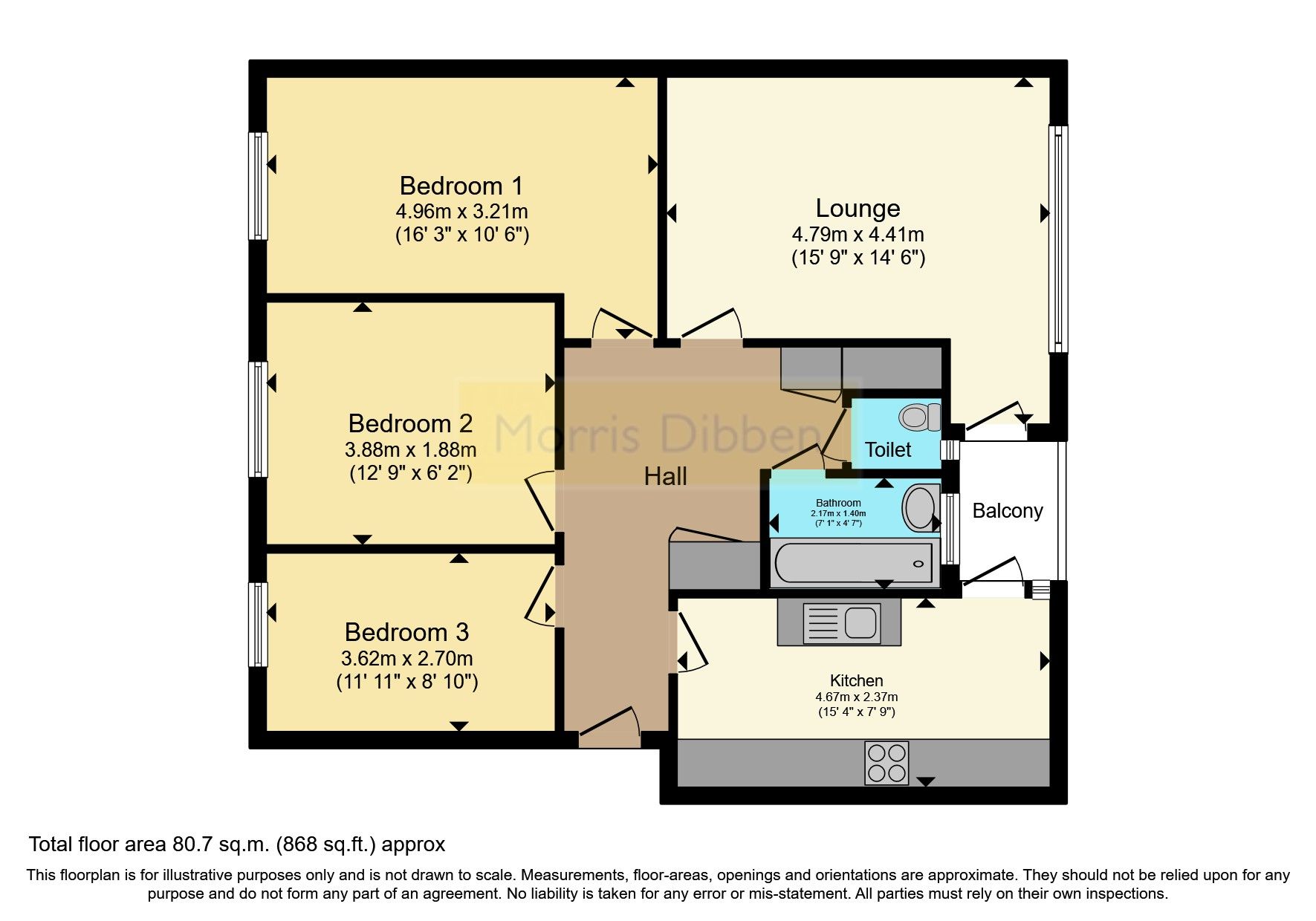 3 bed flat for sale in St Bernard House, Bernard Street, Southampton