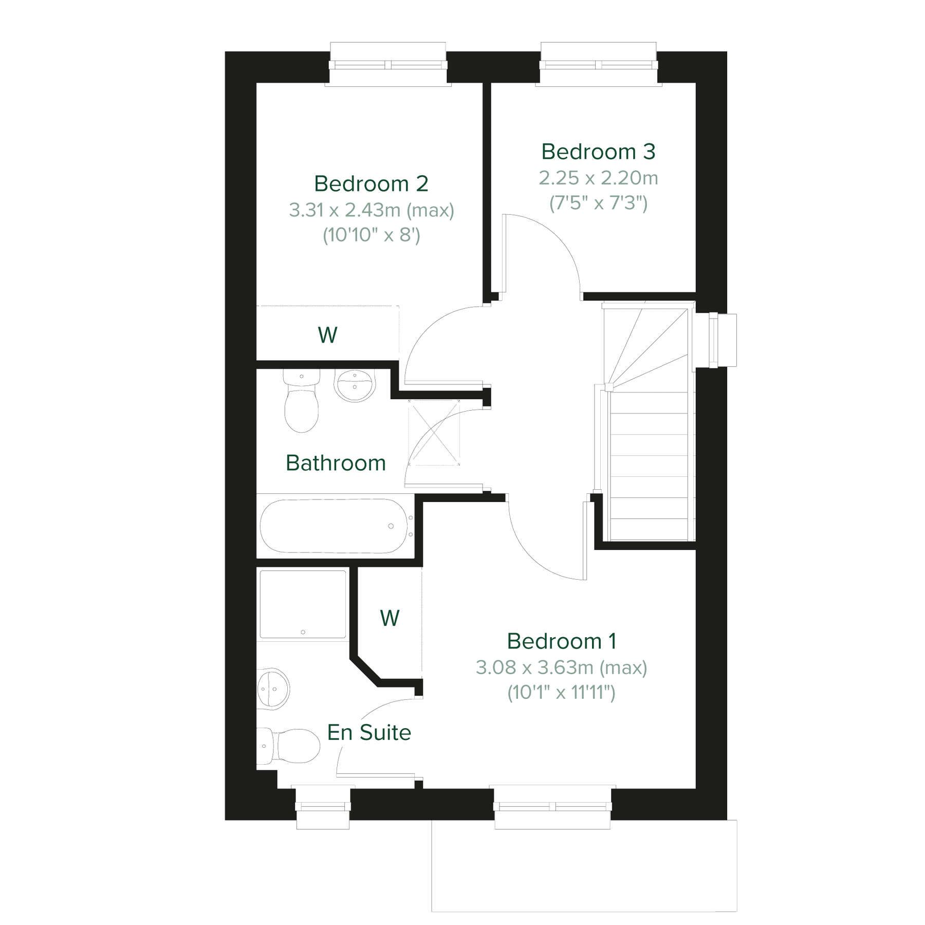 New home, 3 bed end terrace house for sale in "The Newmore" at