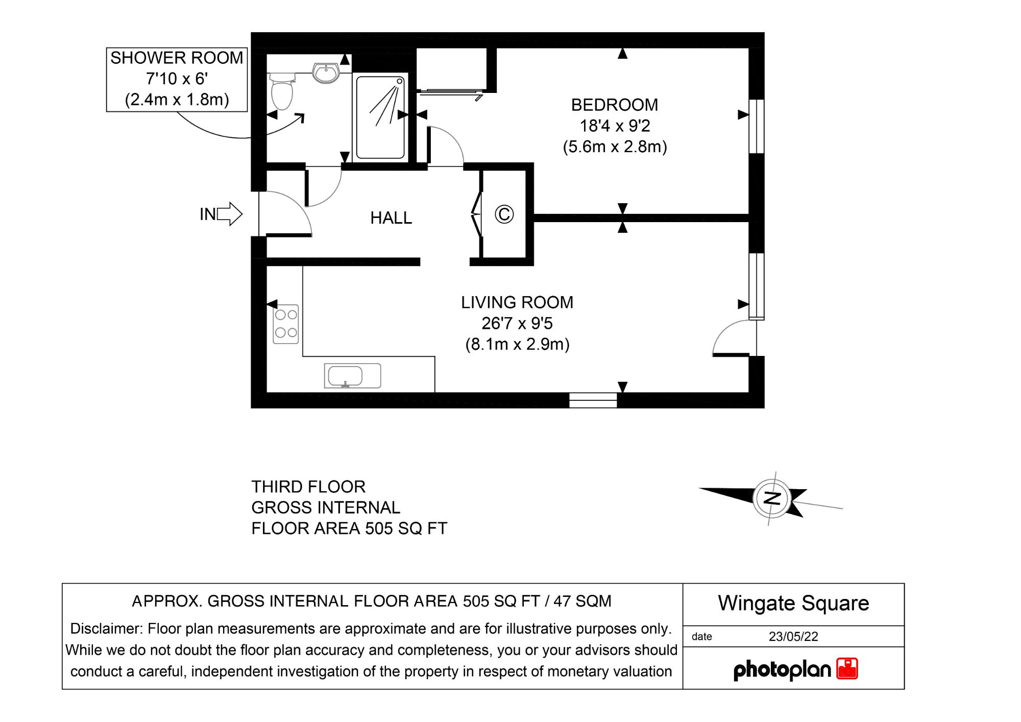 1 bed flat for sale in Wingate Square, London SW4 Zoopla