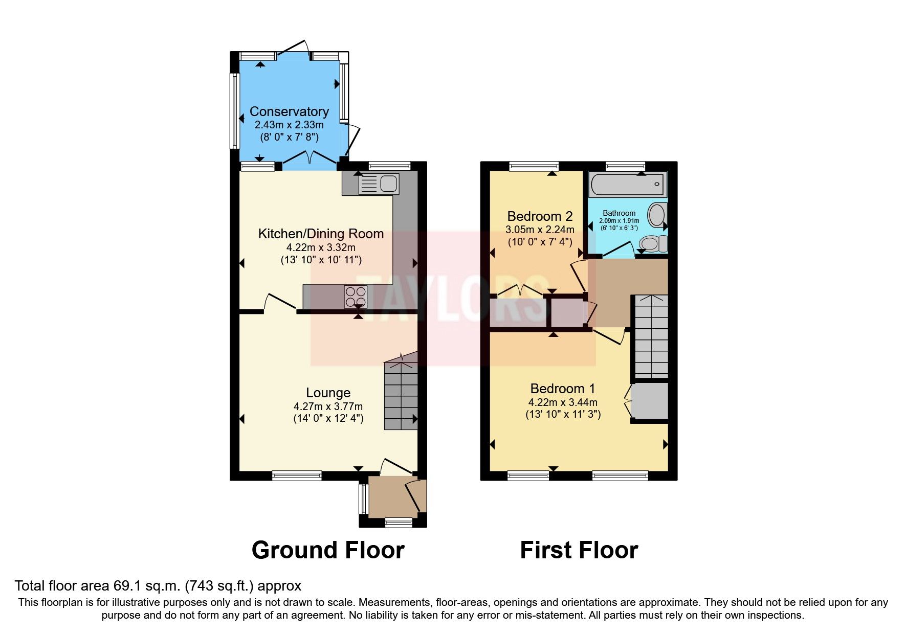 2 bed end terrace house for sale in Rodborough, Yate, Bristol