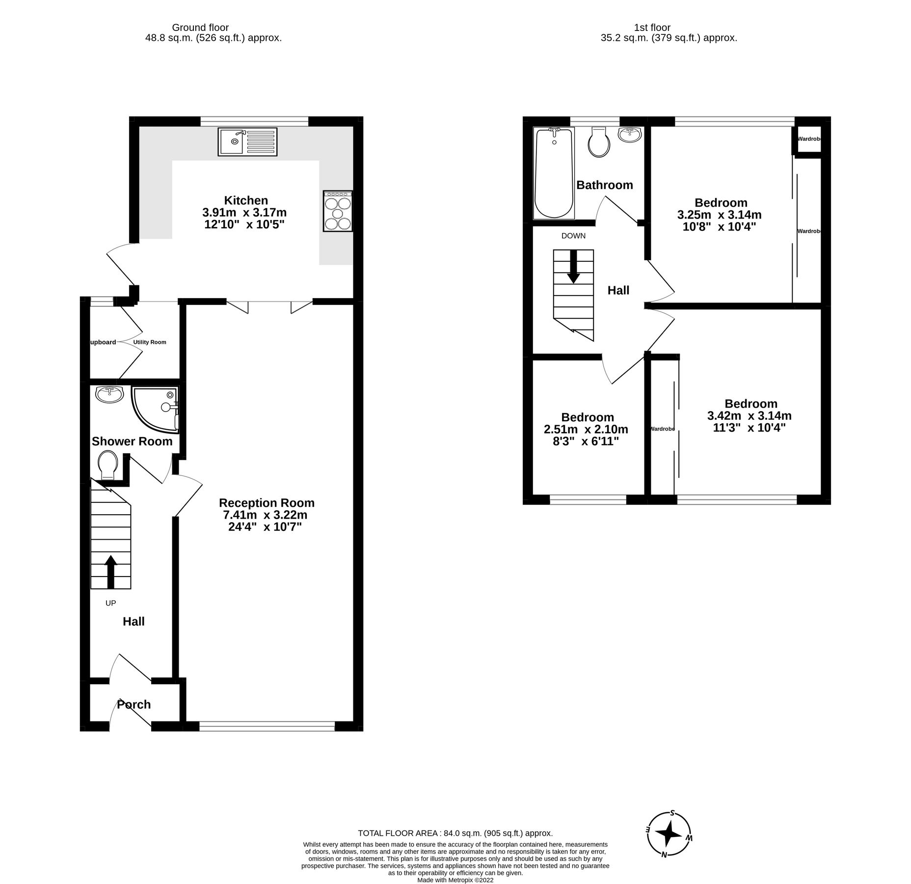 3 bed terraced house for sale in Compton Crescent, Chessington KT9 Zoopla