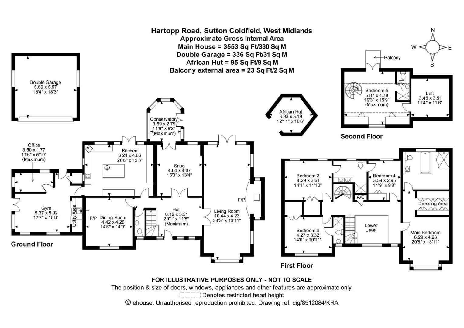 5 bed detached house for sale in Hartopp Road, Sutton Coldfield, West