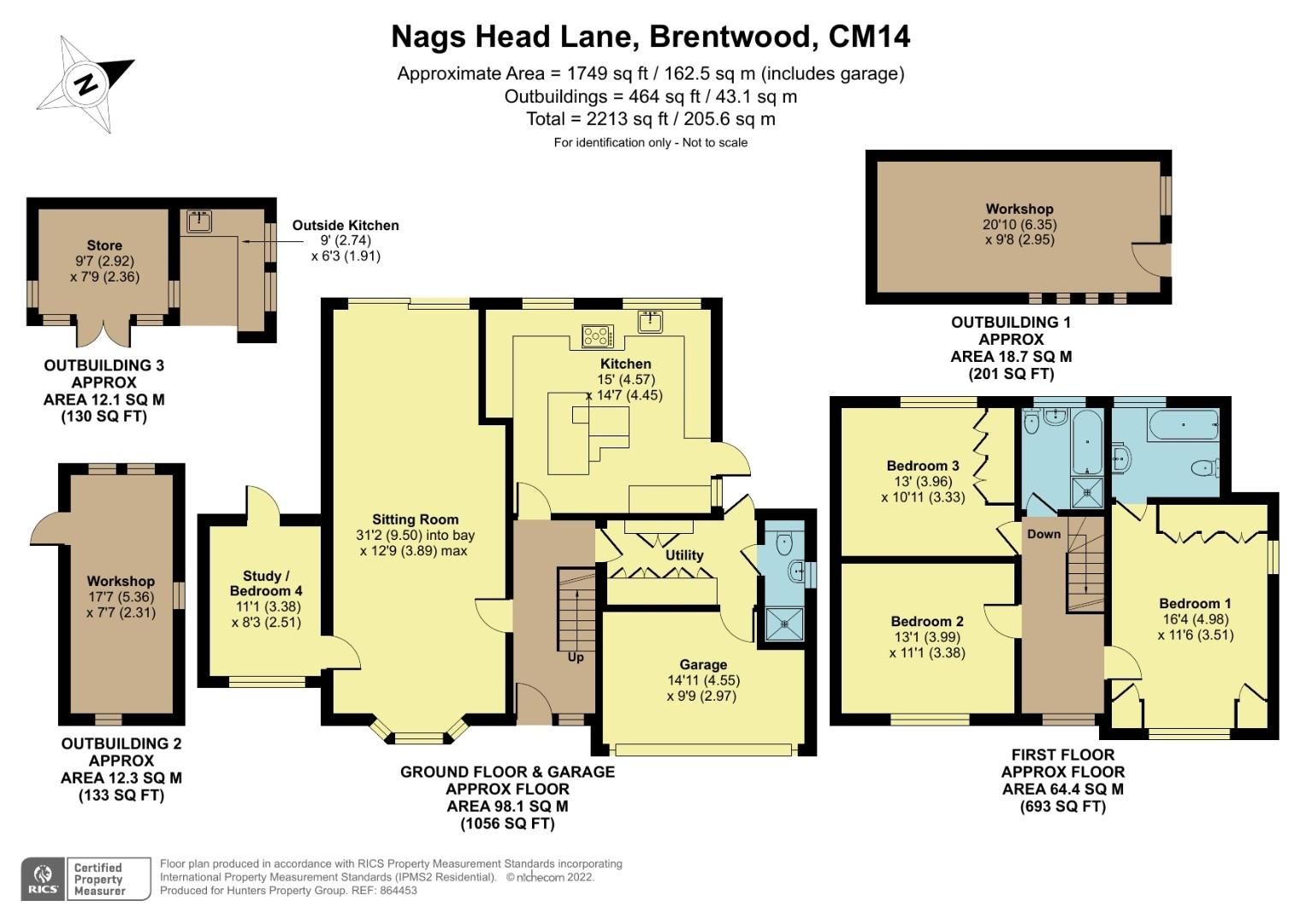 4 bed property for sale in Nags Head Lane, Brentwood CM14 Zoopla