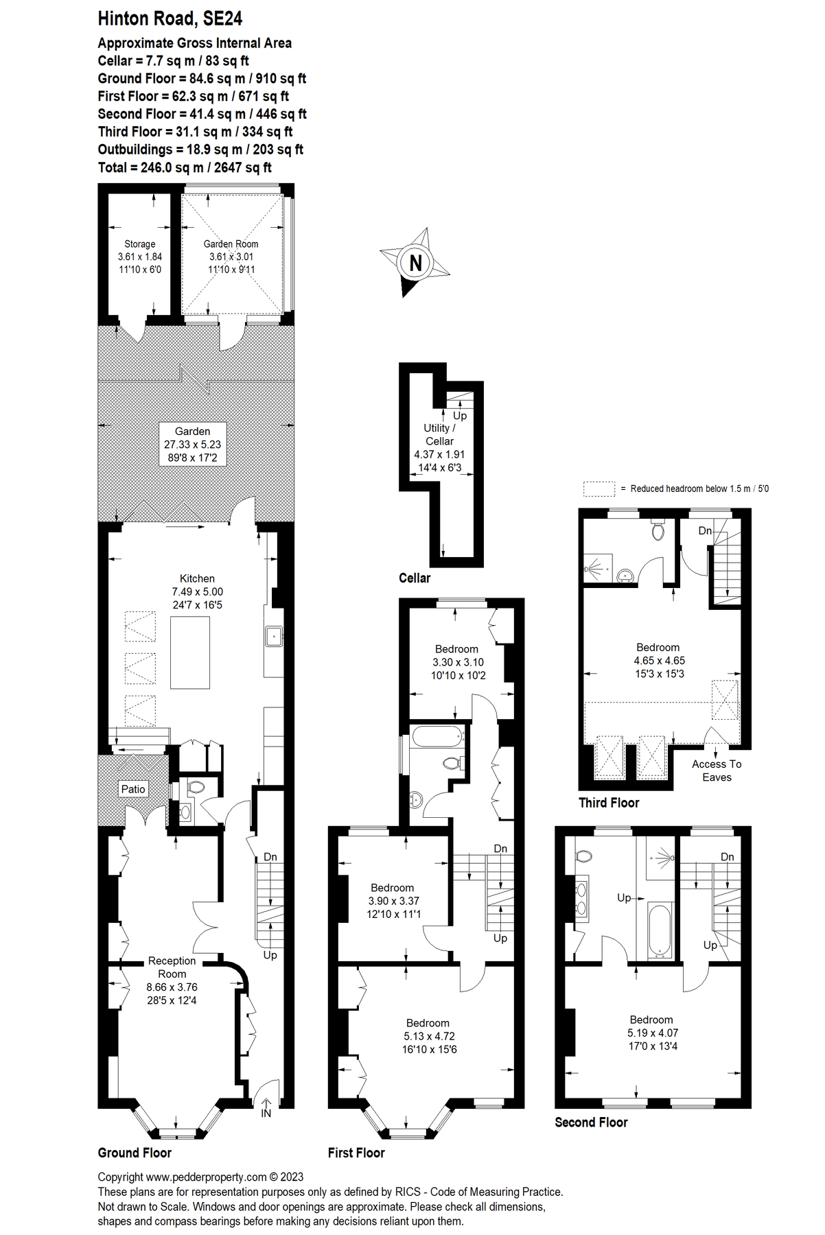 5 bed property for sale in Hinton Road, Herne Hill, London SE24 Zoopla