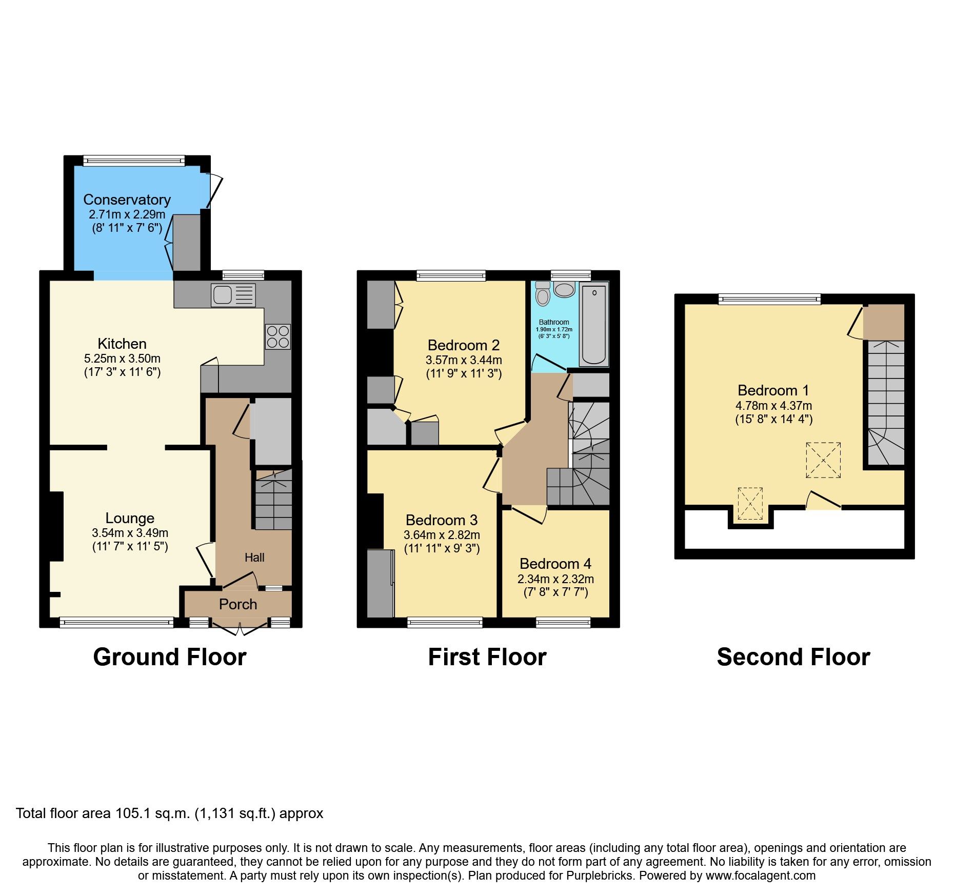 4 bed terraced house for sale in Harcourt Road, Thornton Heath CR7 Zoopla