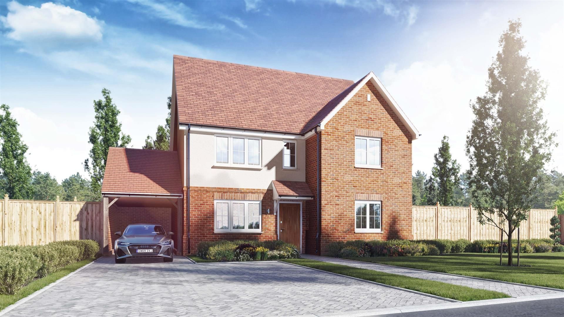 New home, 4 bed detached house for sale in Plot 6 Langton Gardens Development, Stonestile Road