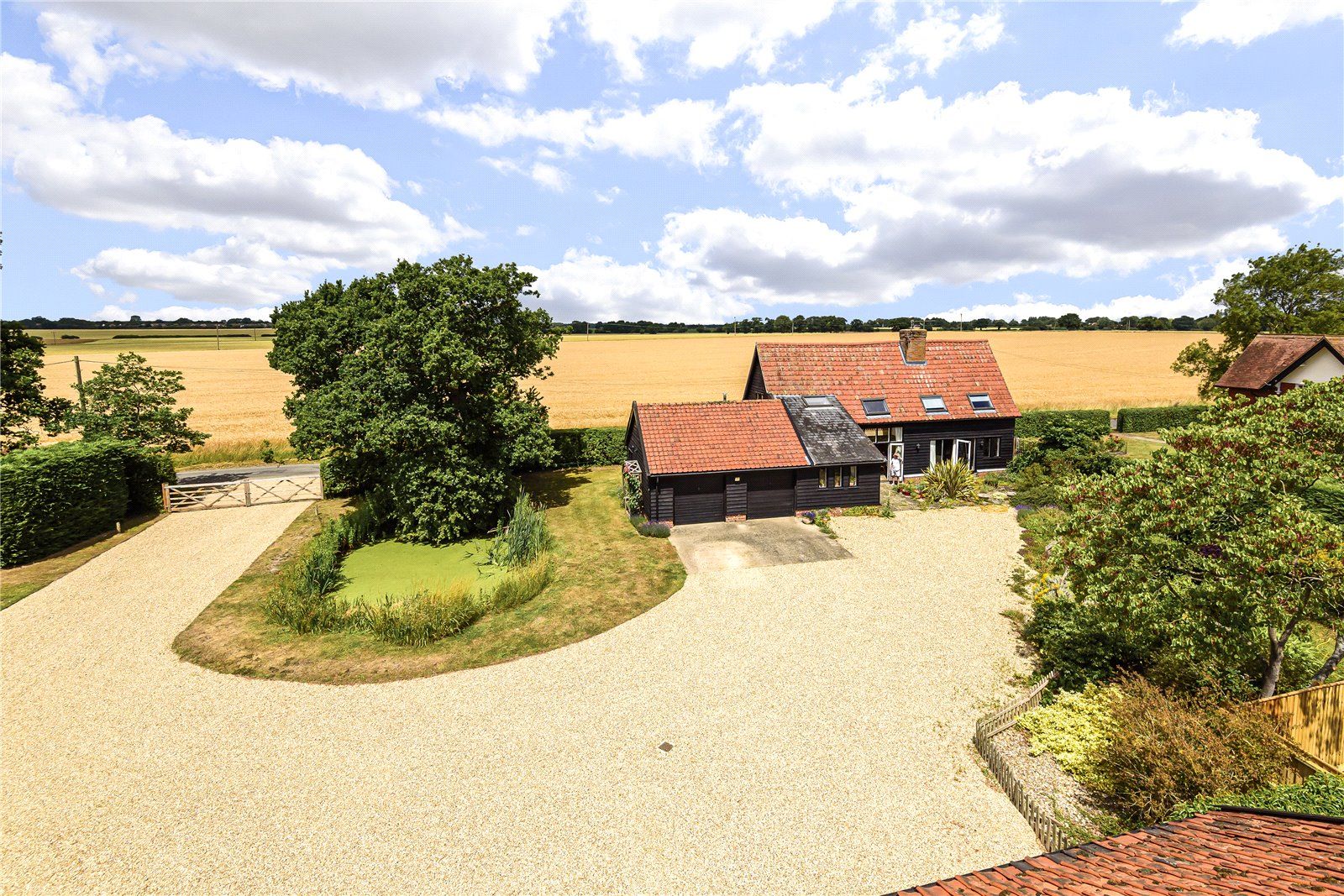 4 bed detached house for sale in Market Weston Road, Hepworth, Diss