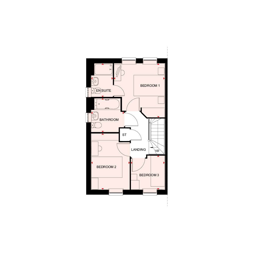 New home, 3 bed semidetached house for sale in "Archford Plus" at