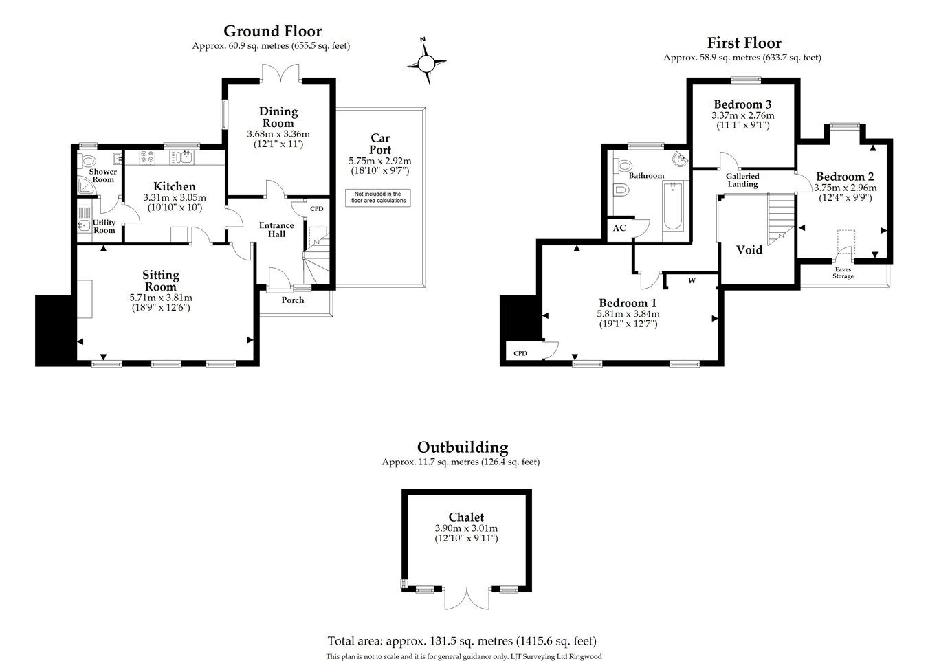 3 bed semidetached house for sale in The Green, Woodlands, Wimborne