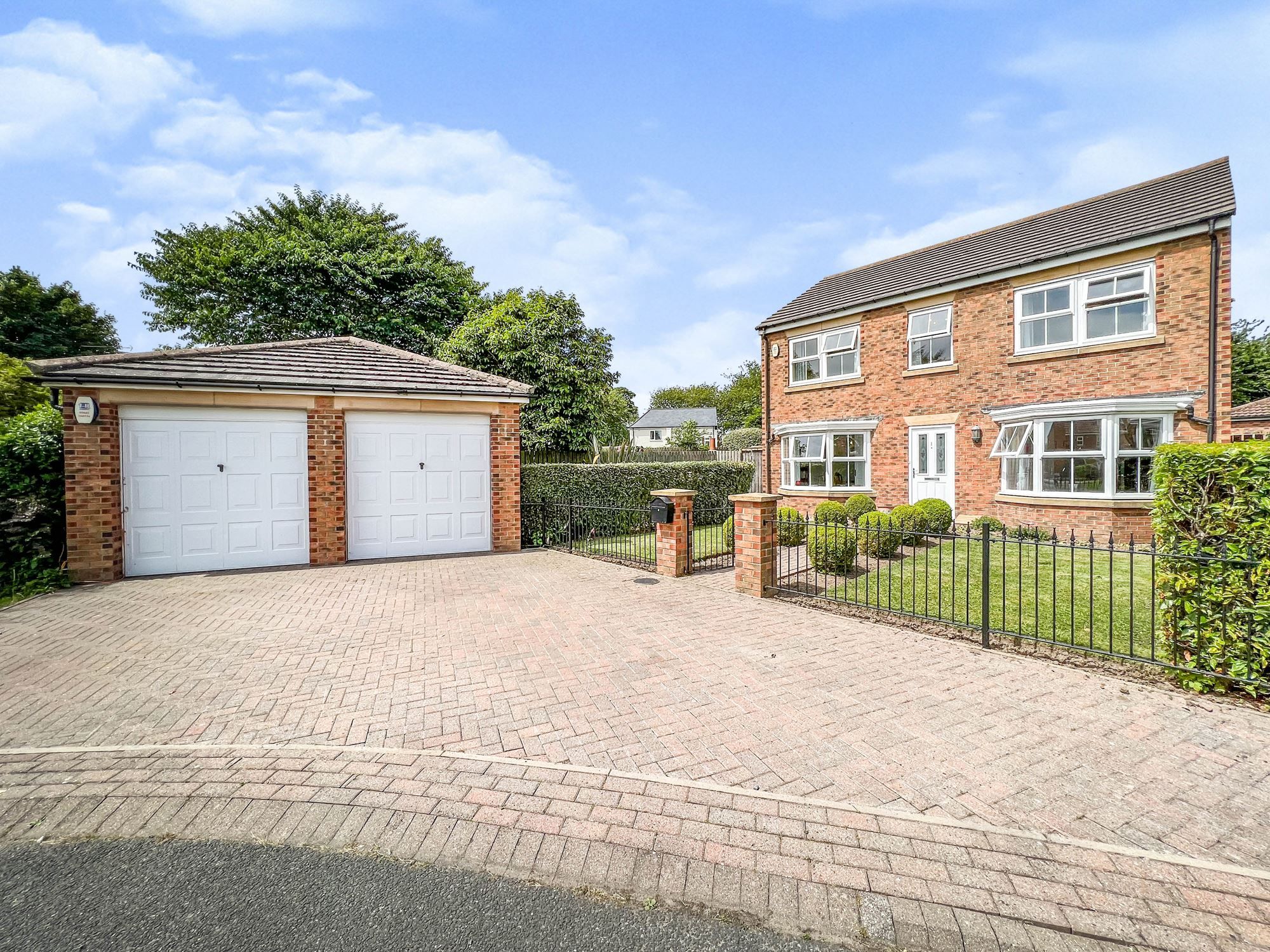 4 bed detached house for sale in East Field, Longhoughton, Alnwick NE66