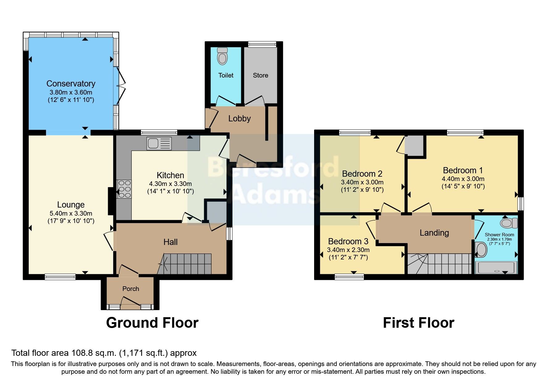 3 bed semidetached house for sale in School Lane, Llanbedrgoch
