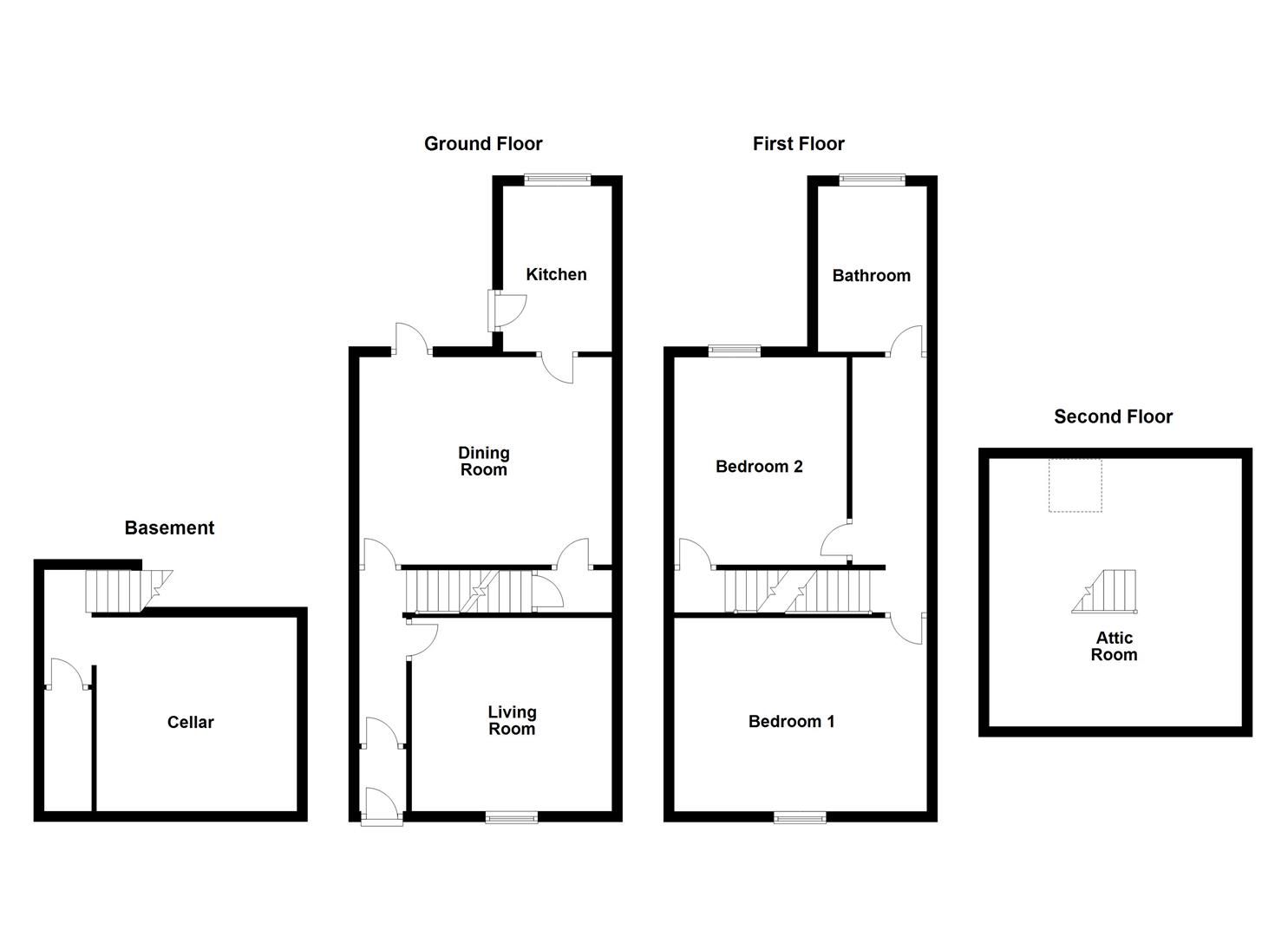 2 bed terraced house for sale in High Green Road, Altofts, Normanton
