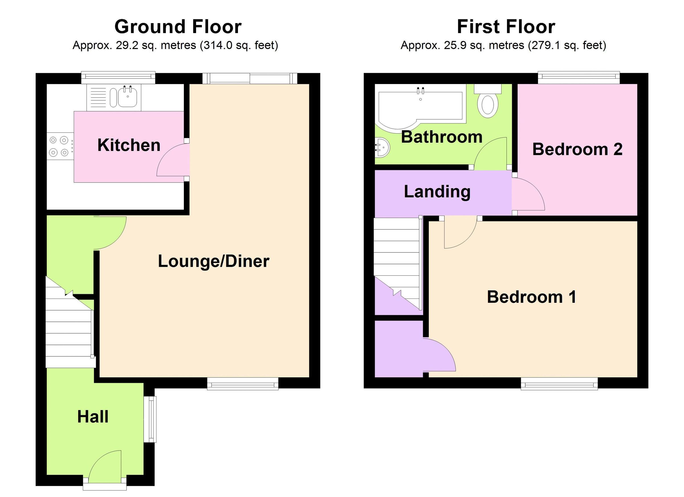 2 bed terraced house to rent in Ludlow Close, Westbury BA13 Zoopla
