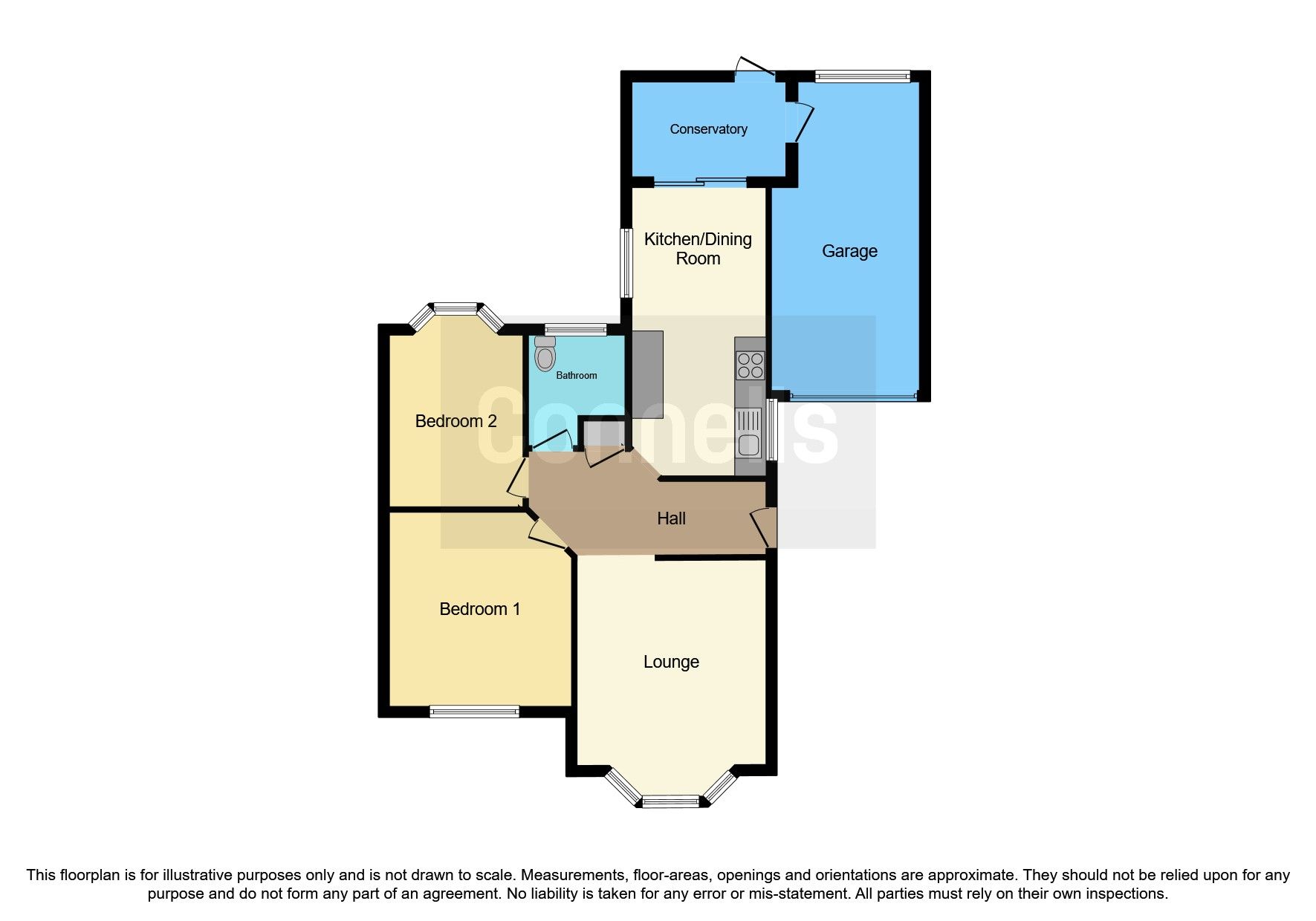 2 bed semidetached bungalow for sale in Greenview Drive, Northampton