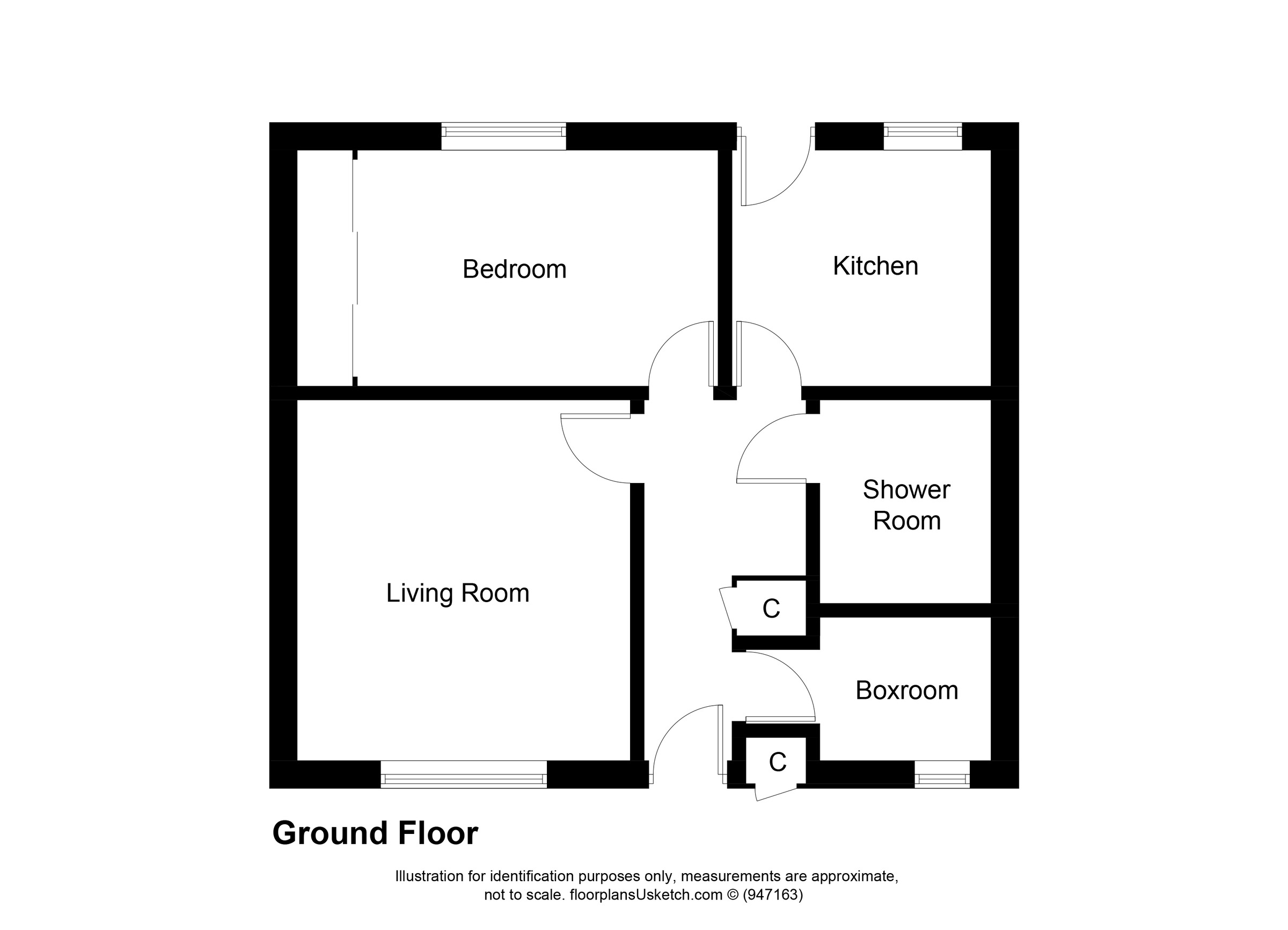 1 bed terraced bungalow for sale in Dura Park, Woodside, Glenrothes KY7