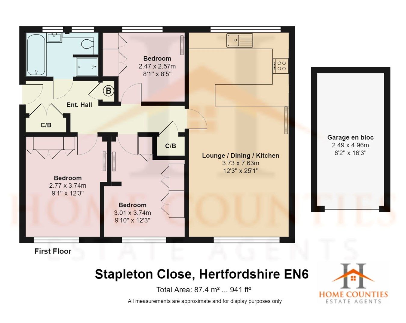 3 bed flat for sale in Stapleton Close, Potters Bar EN6 Zoopla