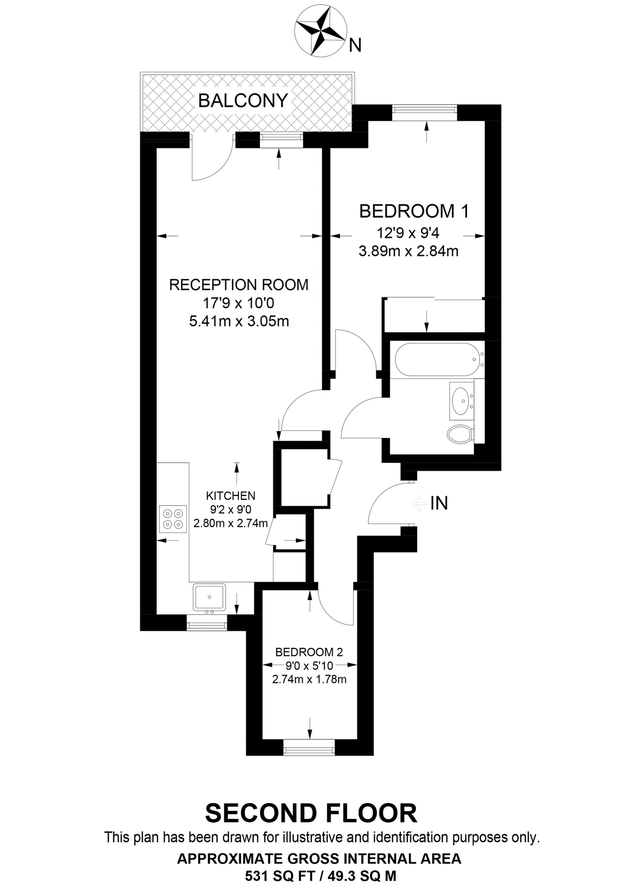 2 bed flat to rent in Kelvedon Road, Parsons Green, London SW6 Zoopla