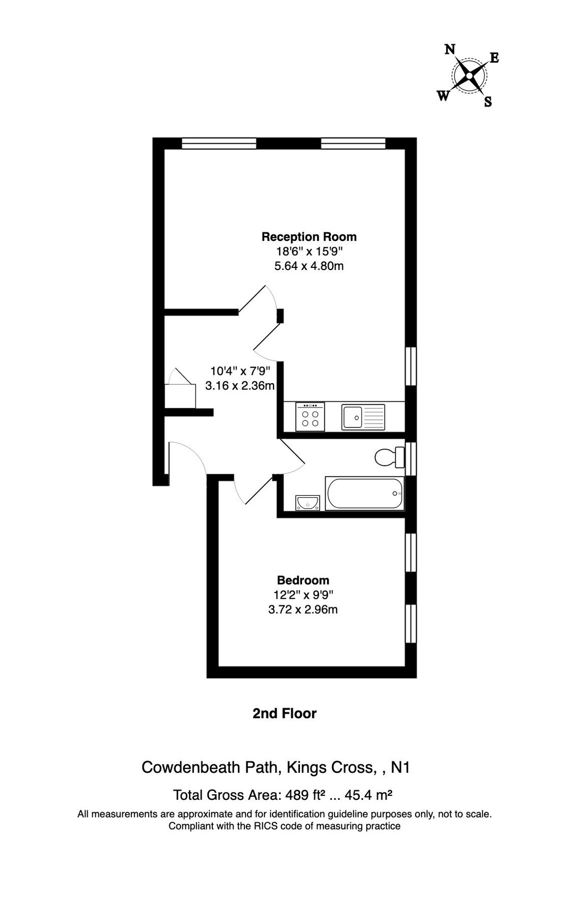 1 bed flat for sale in Cowdenbeath Path, Kings Cross N1 Zoopla