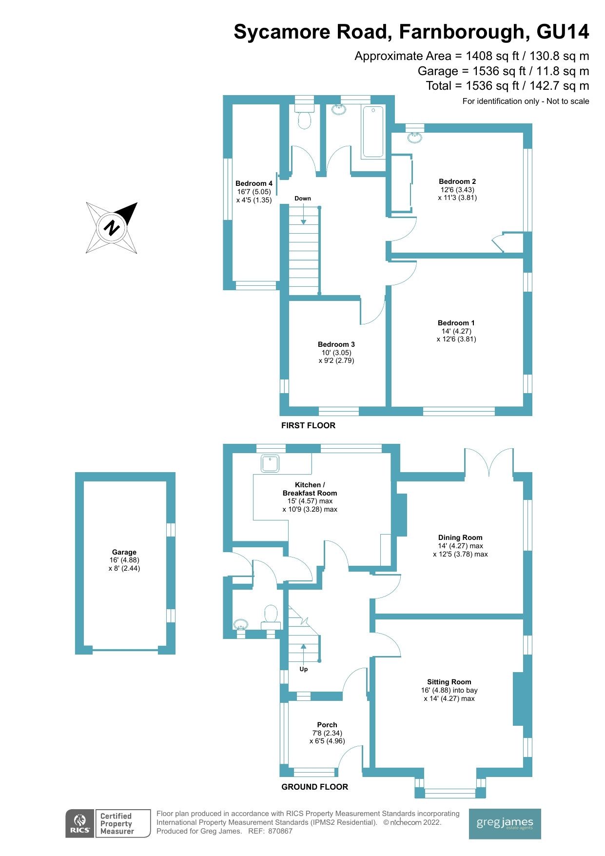 4 bed detached house for sale in Sycamore Road, Farnborough GU14 Zoopla