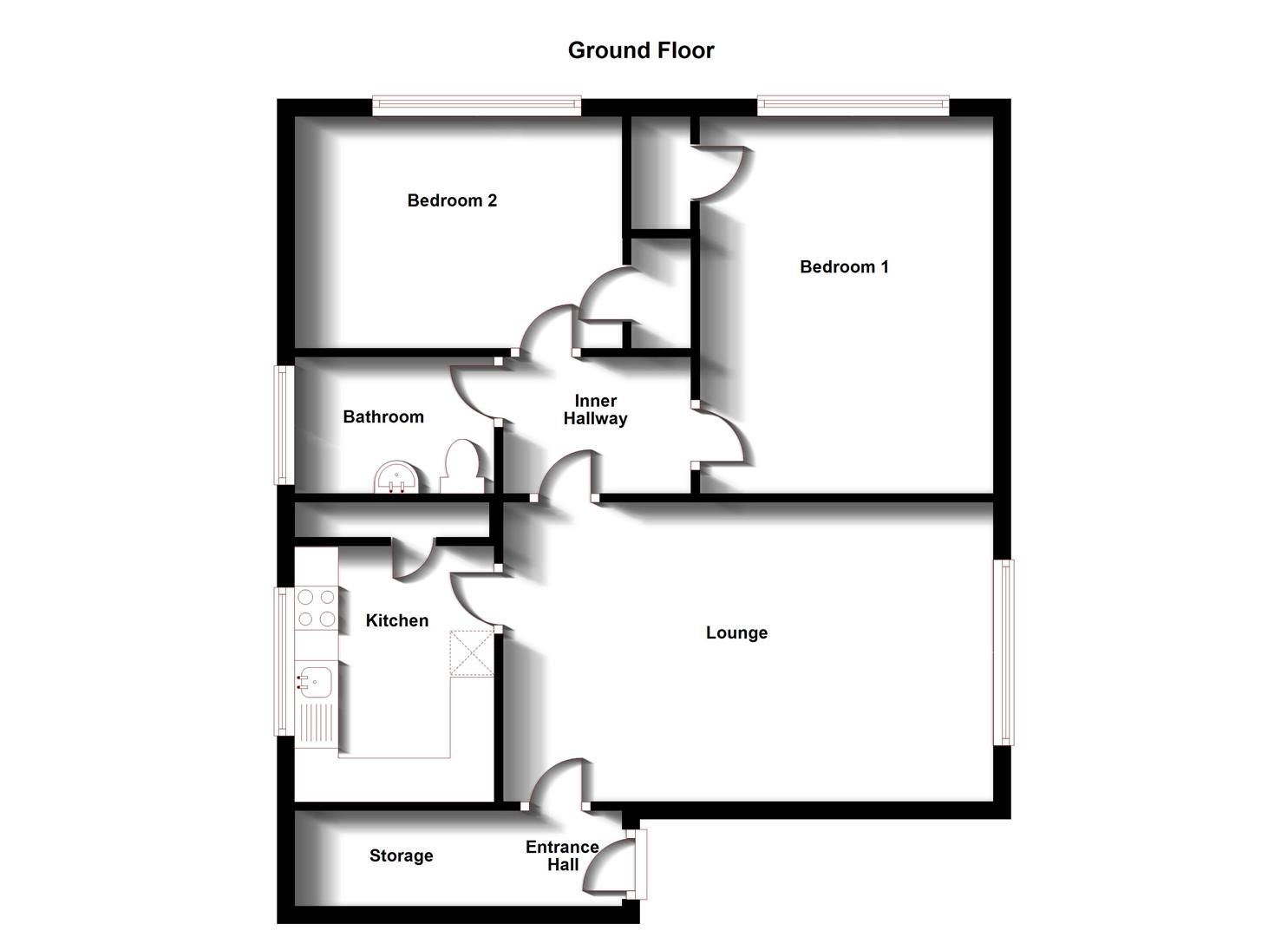 2 bed flat for sale in March Court, Dunchurch Road, Rugby CV22 Zoopla