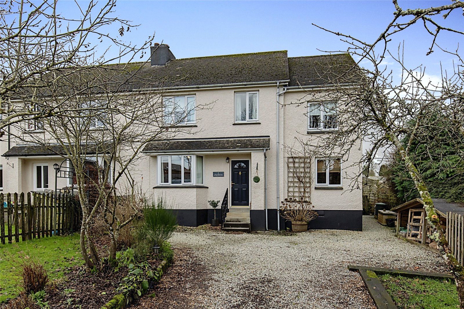 4 bed semidetached house for sale in Churchtown, Cardinham, Bodmin