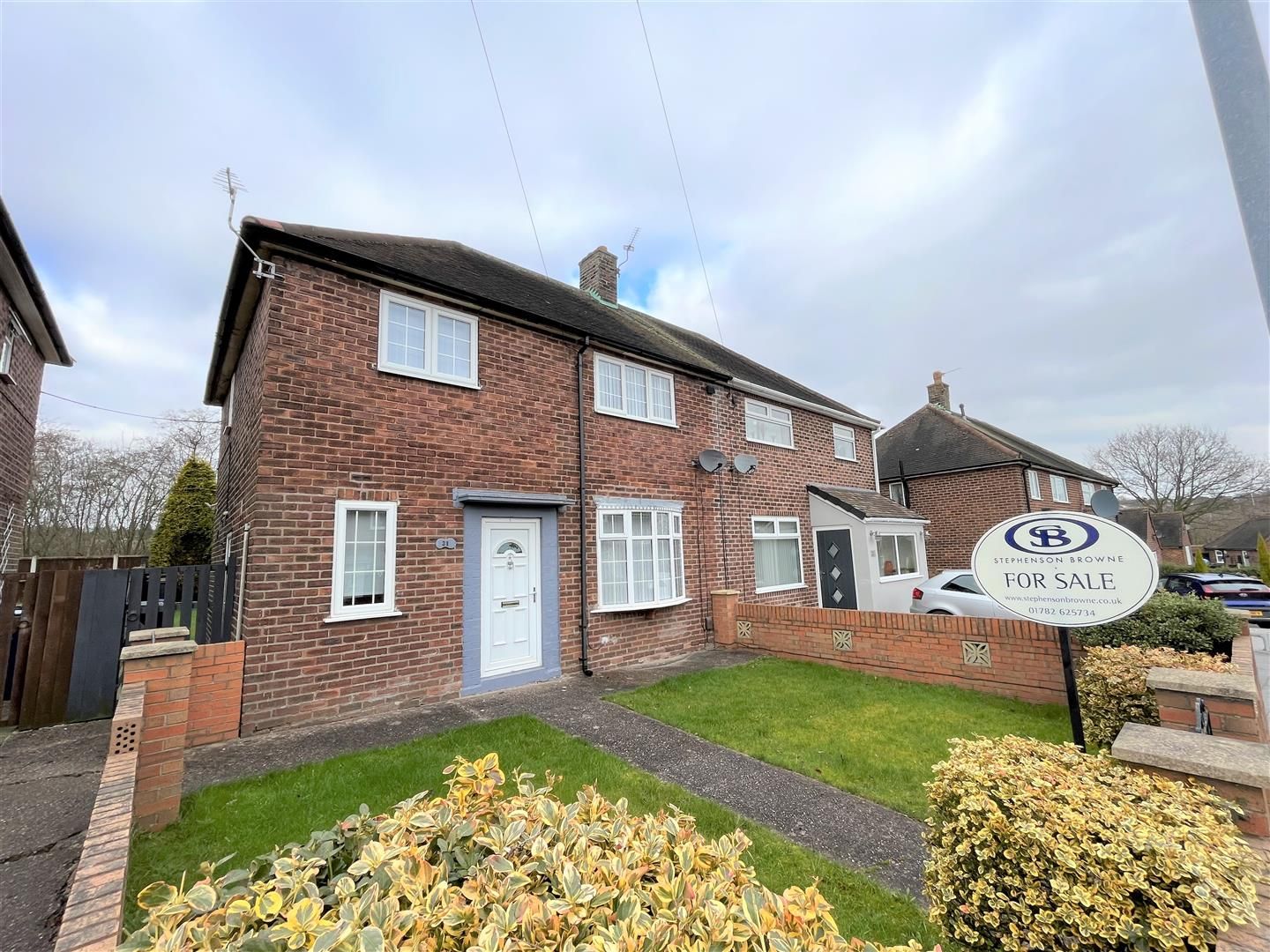 3 bed semidetached house for sale in Pear Tree Lane, NewcastleUnder