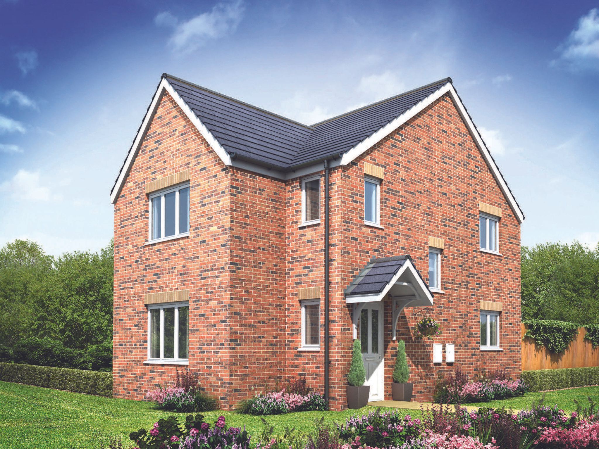 New home, 3 bed detached house for sale in "The Hatfield Corner" at