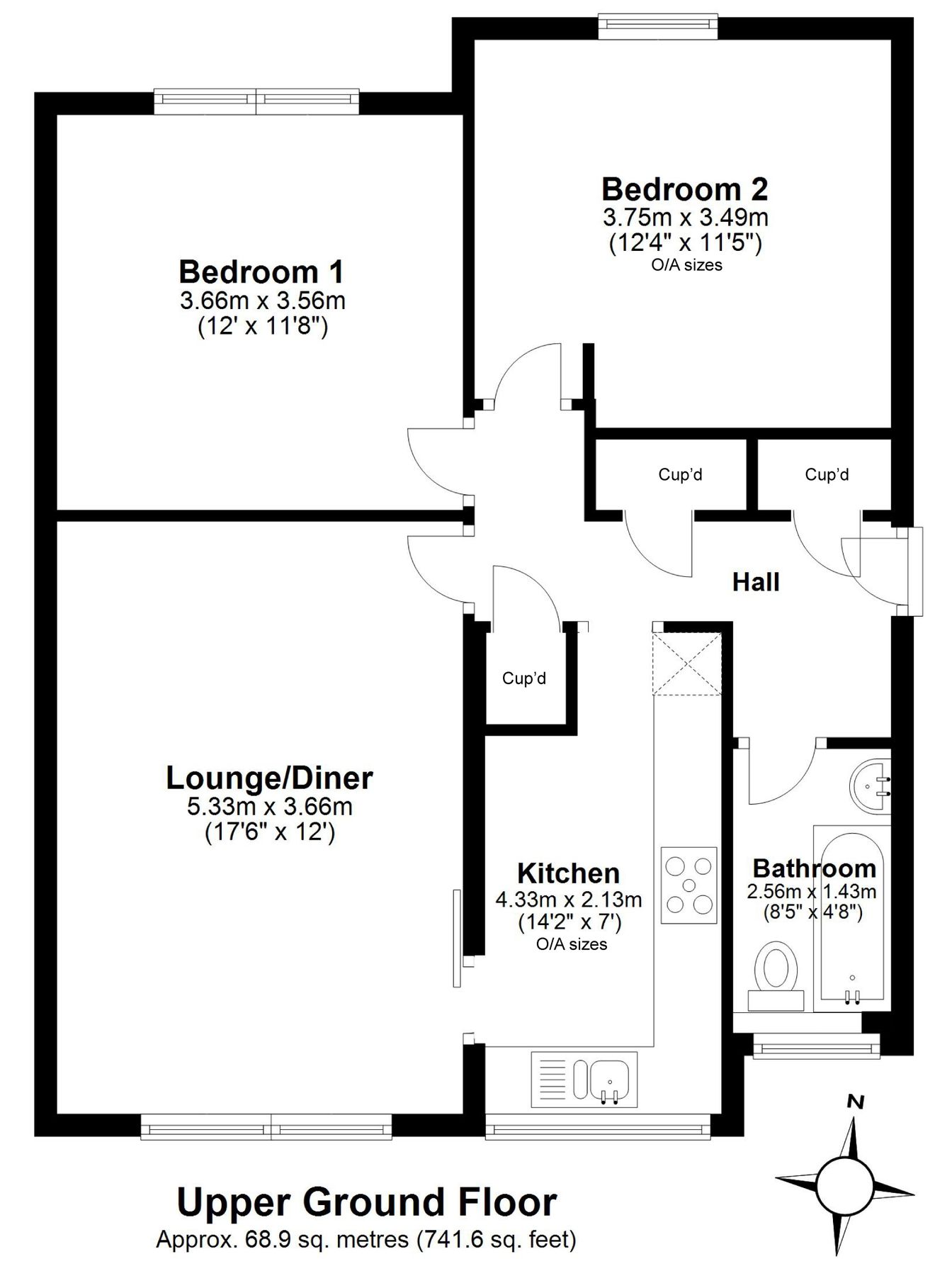 2 bed flat for sale in 64 Walker Drive, South Queensferry EH30 Zoopla
