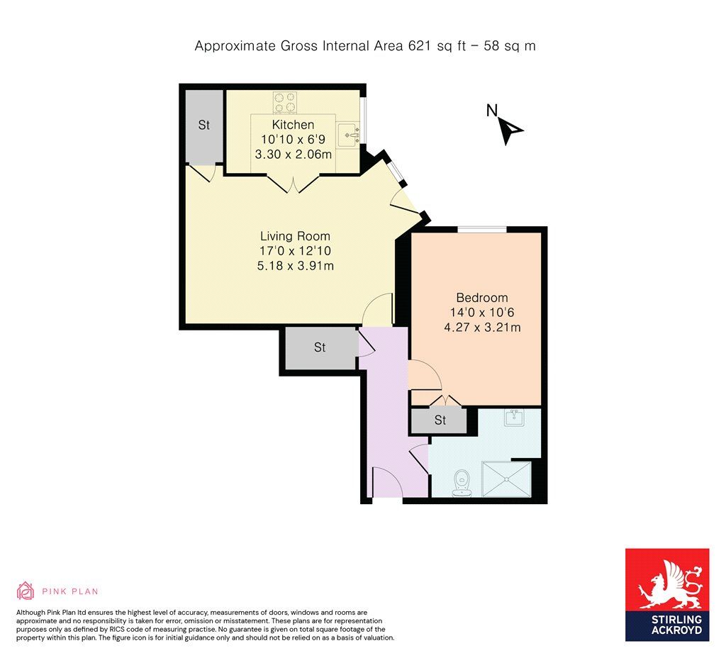 1 bed flat to rent in Oyster Lane, Byfleet, West Byfleet, Surrey KT14