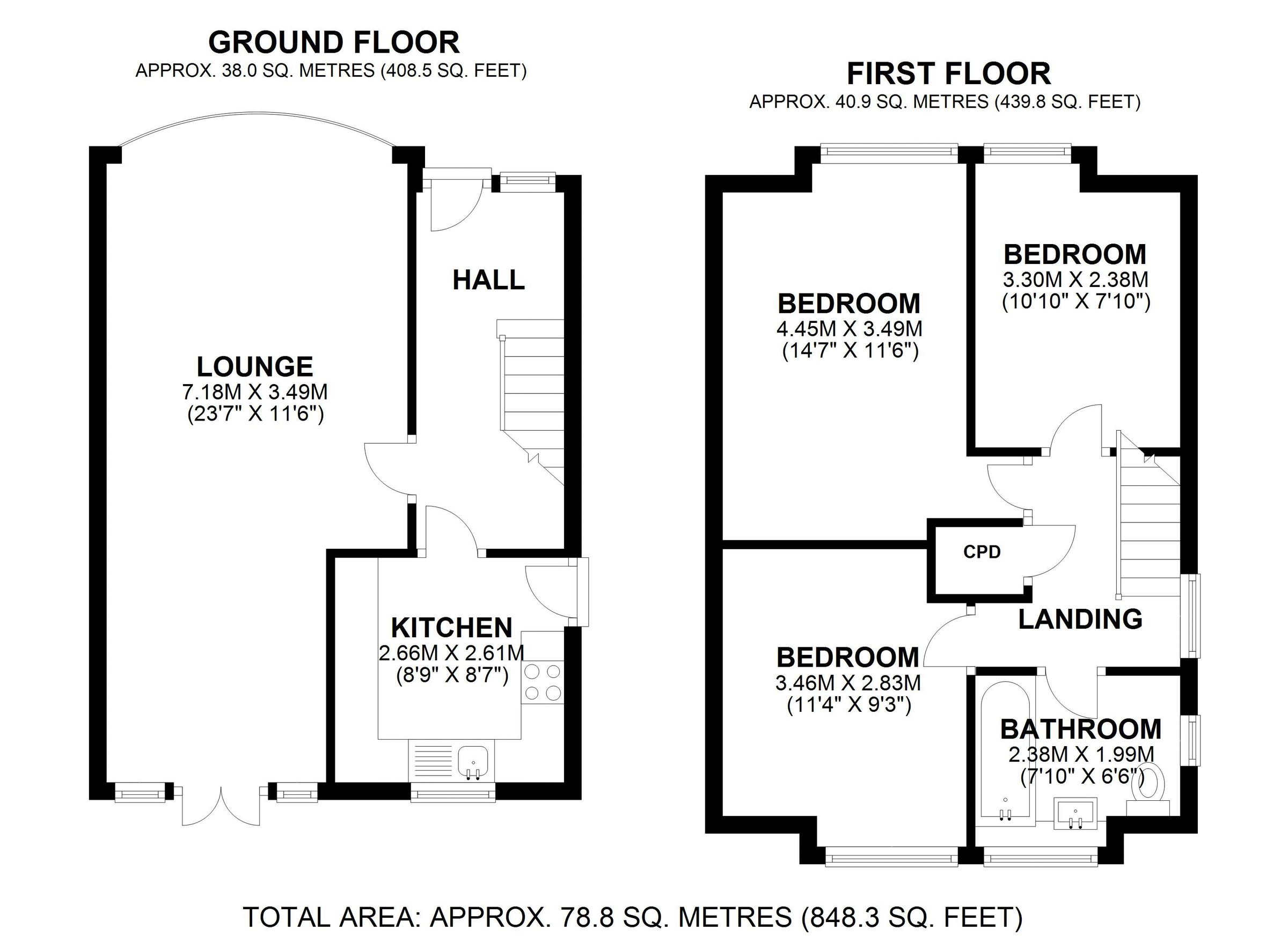 3 bed semidetached house for sale in Archer Way, Swanley BR8 Zoopla