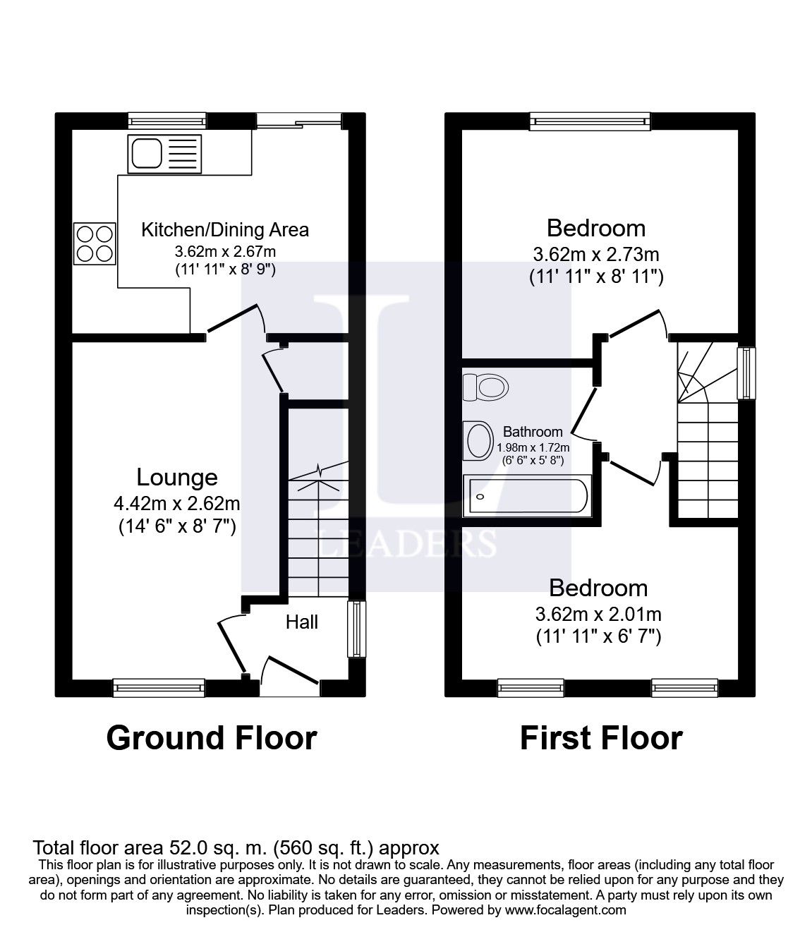 2 bed semidetached house to rent in Showell Grove, Droitwich Spa WR9
