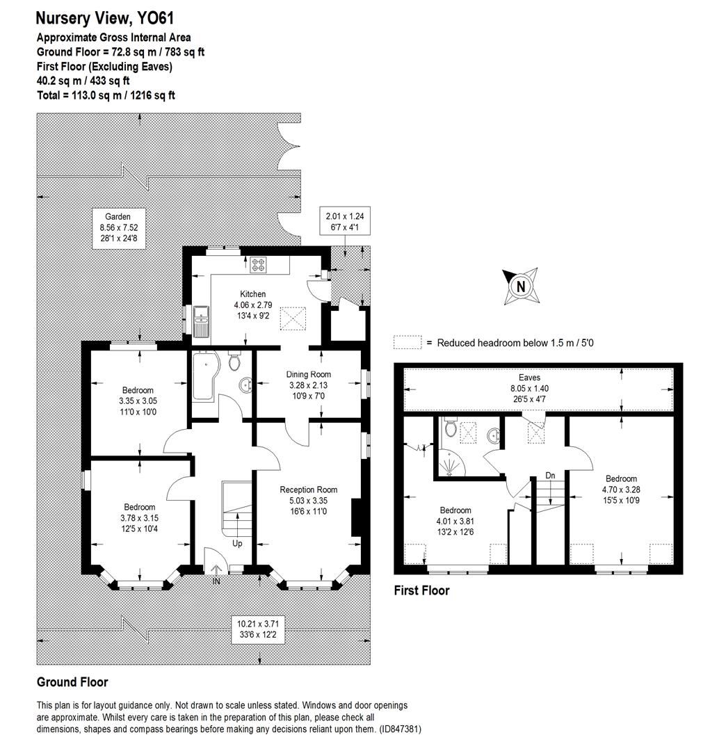 4 bed detached bungalow for sale in Stonefield Lane, Easingwold, York