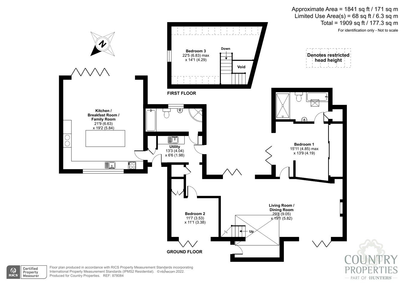 3 bed detached house for sale in Bell Lane, Cotton End, Bedford MK45