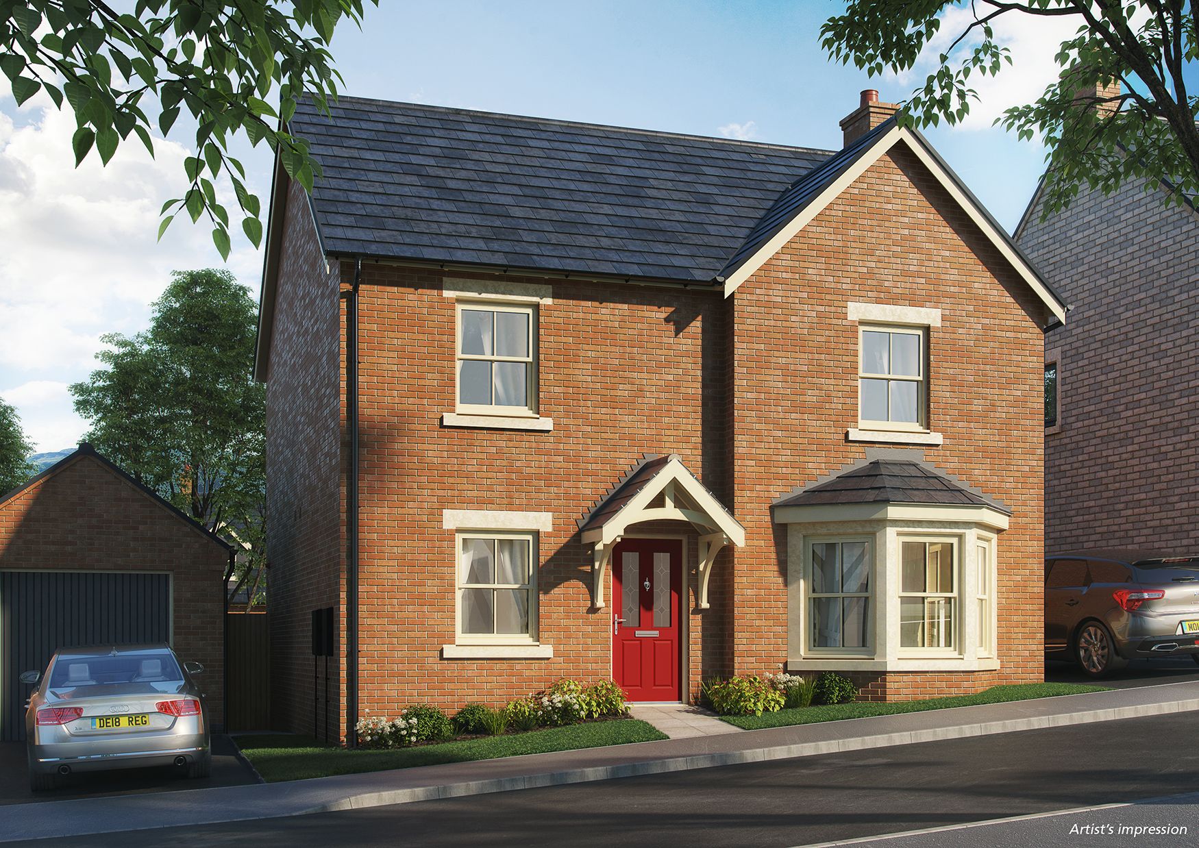 New home, 4 bed detached house for sale in Bullbridge, Ambergate