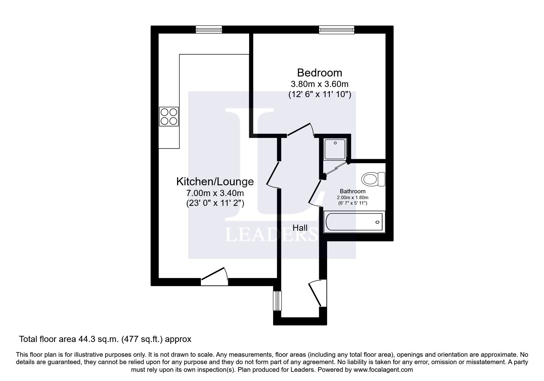 1 bed flat to rent in Leyland Road, Dunstable LU6 Zoopla