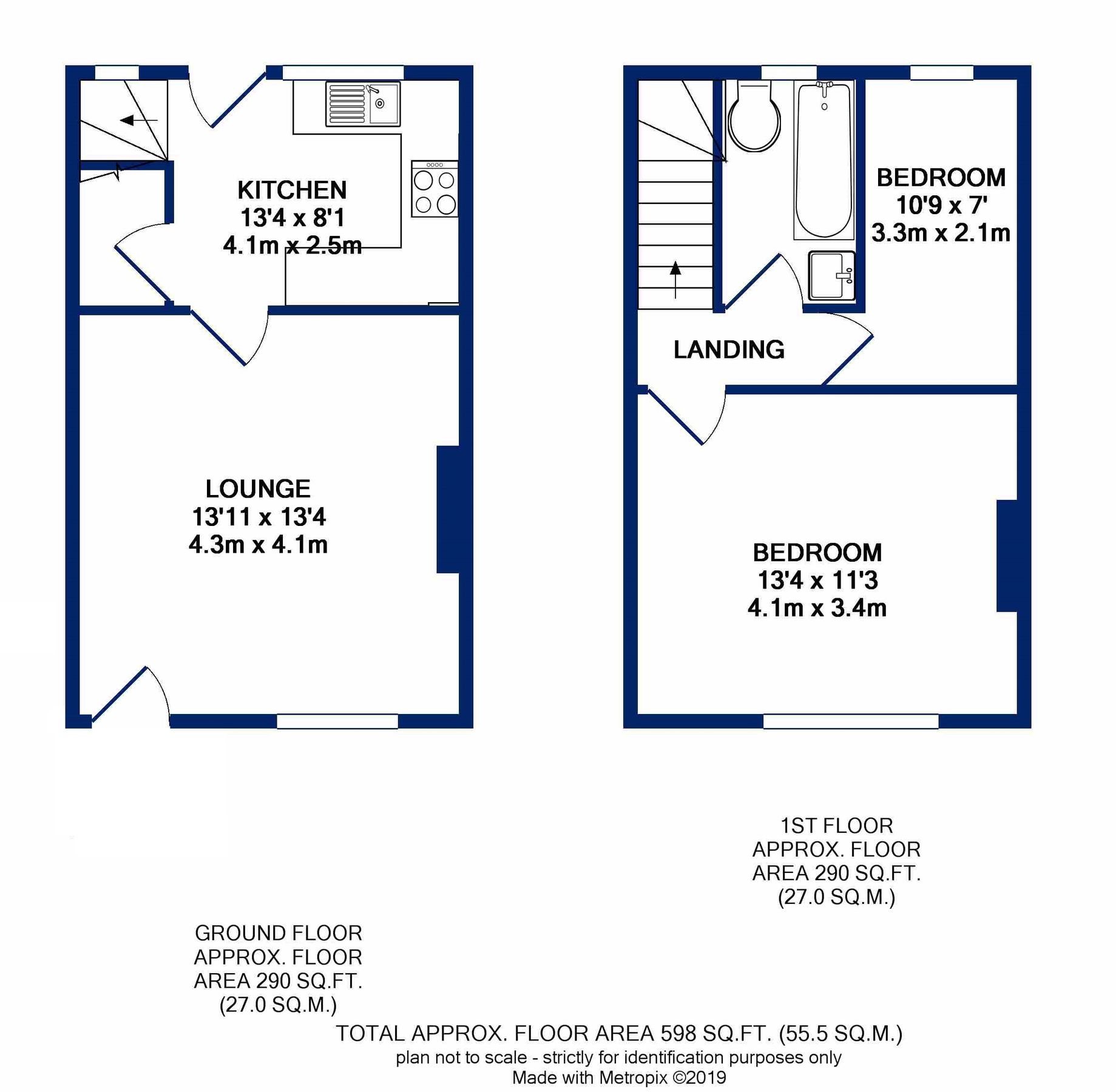 2 bed terraced house to rent in Woodhouse Lane, East Ardsley, Wakefield