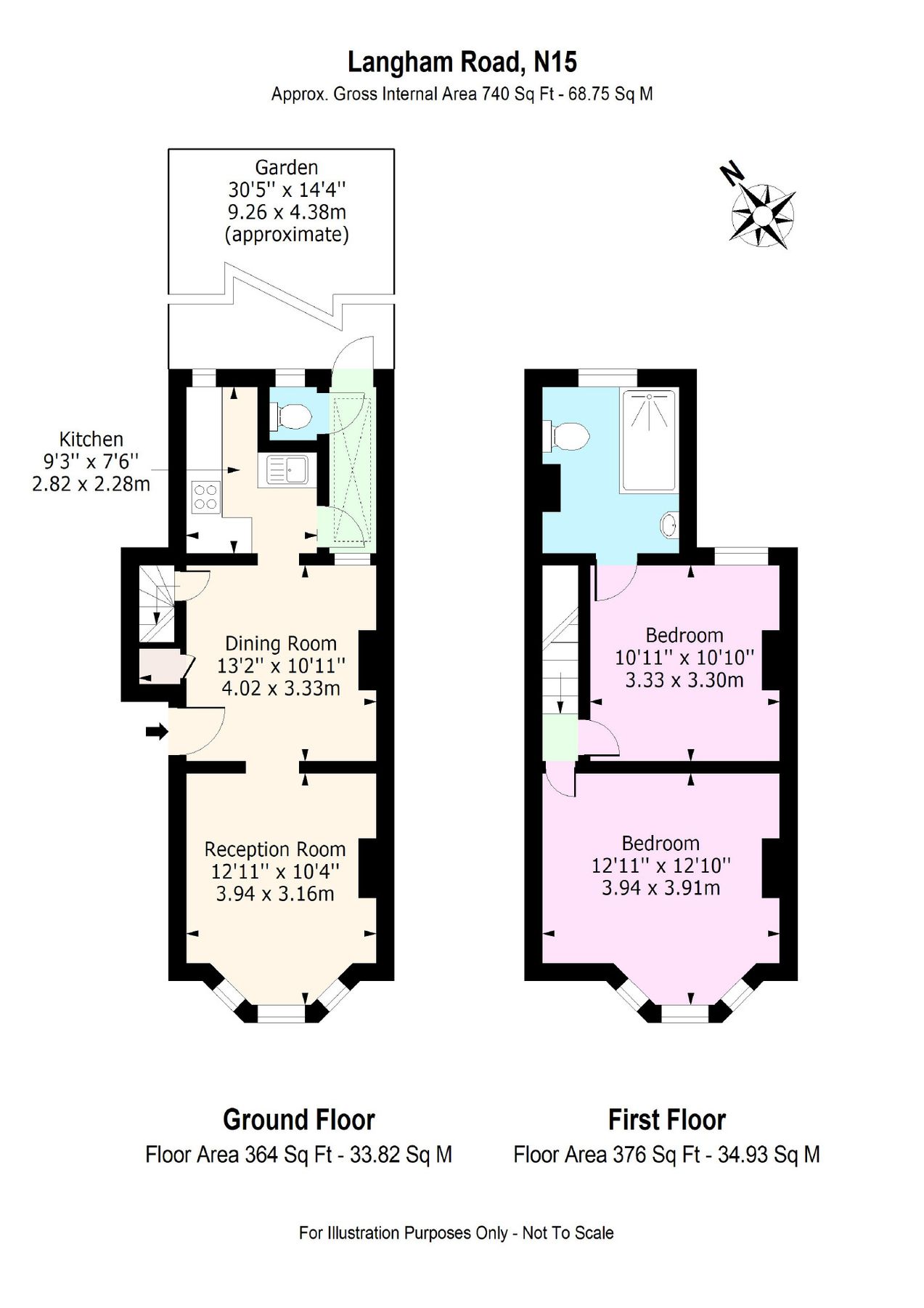 2 bed terraced house for sale in Langham Road, London N15 Zoopla