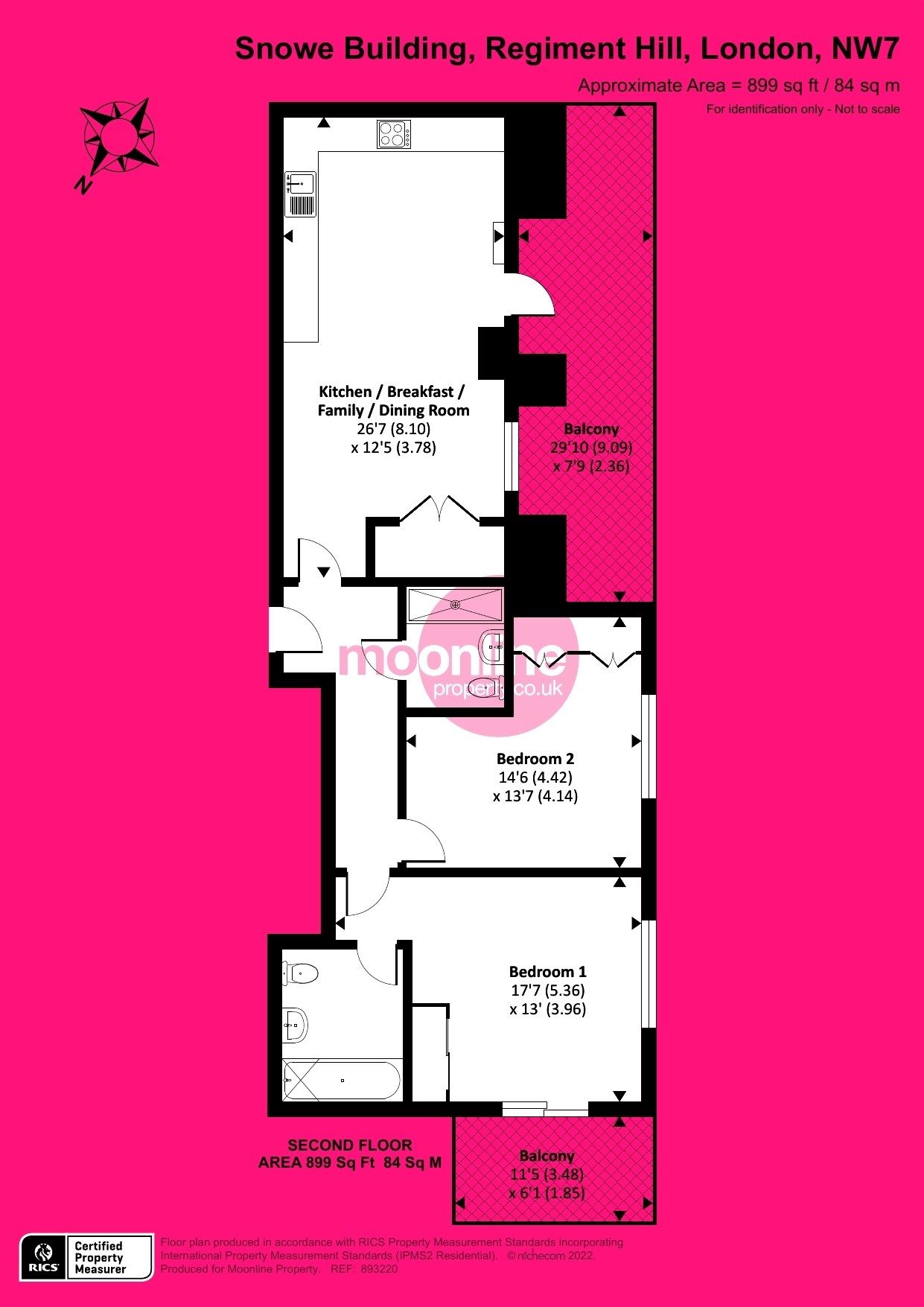 2 bed flat for sale in Regiment Hill, Mill Hill, London NW7 Zoopla