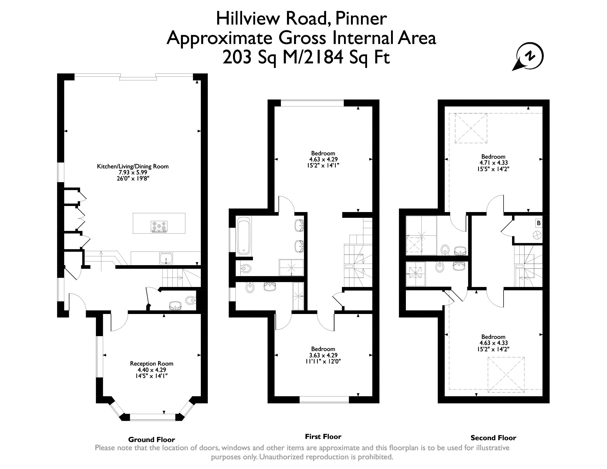 New home, 4 bed semidetached house for sale in Hillview Road, Hatch