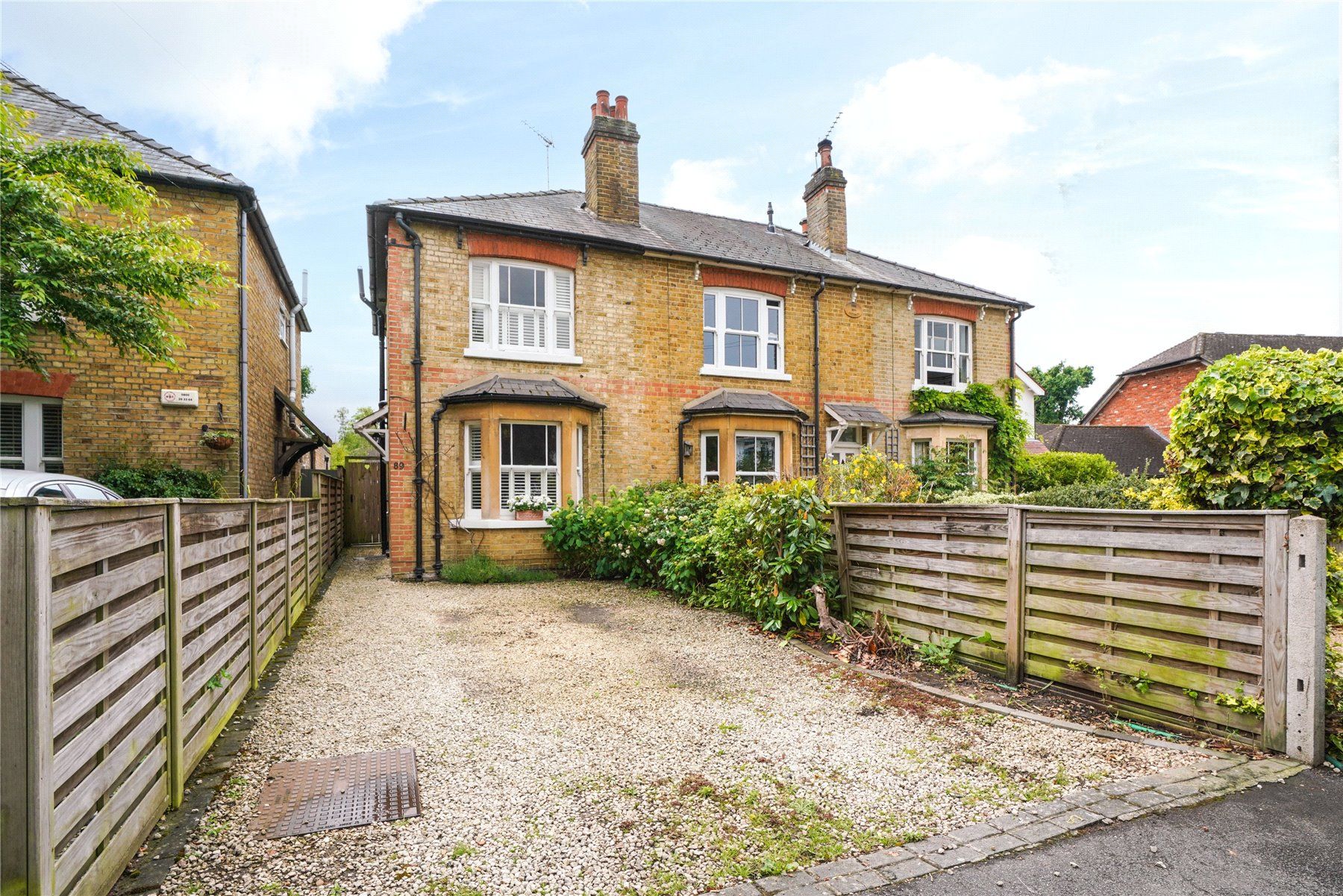 3 bed end terrace house for sale in St. Marys Road, Weybridge, Surrey