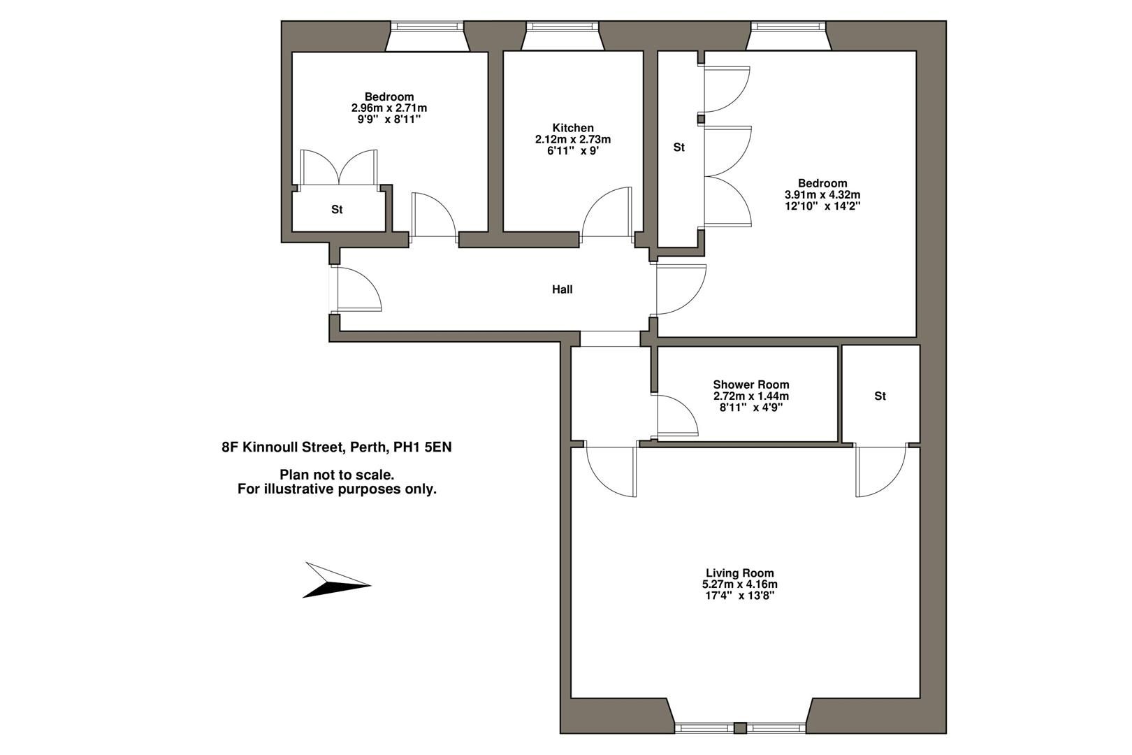 2 bed flat for sale in Kinnoull Street, Perth PH1 Zoopla