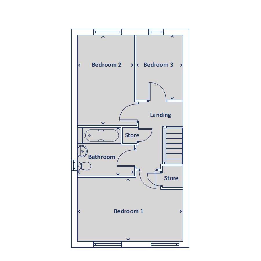 New home, 3 bed property for sale in "The Marlow" at Beacon Lane