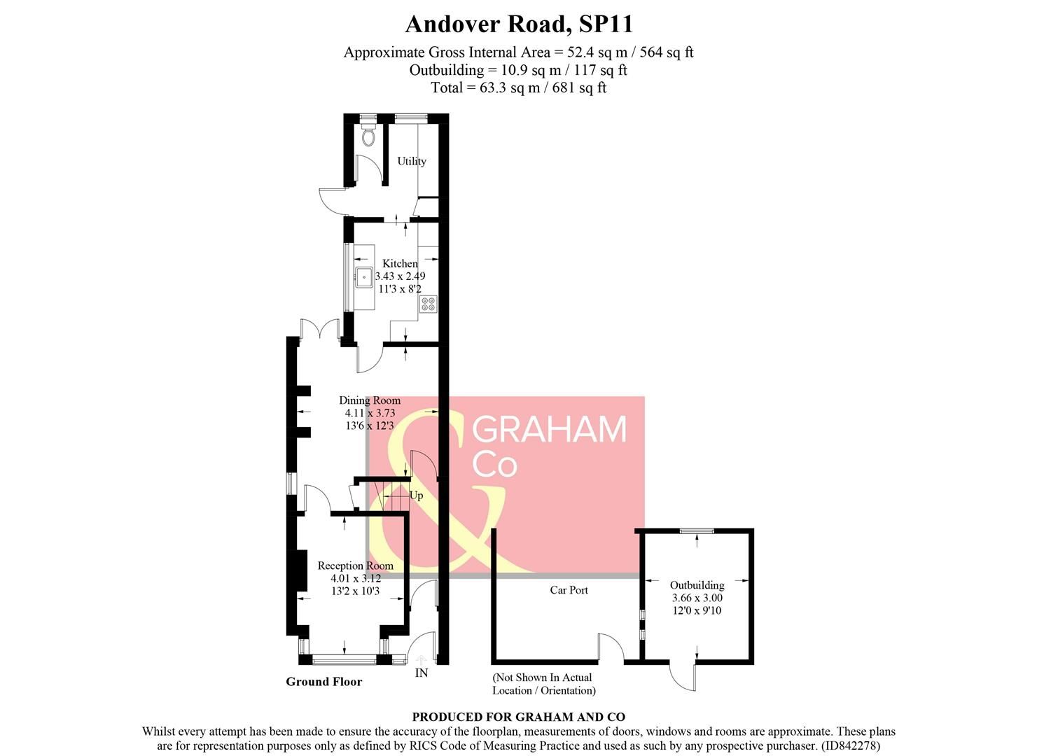 2 bed semidetached house for sale in Andover Road, Ludgershall