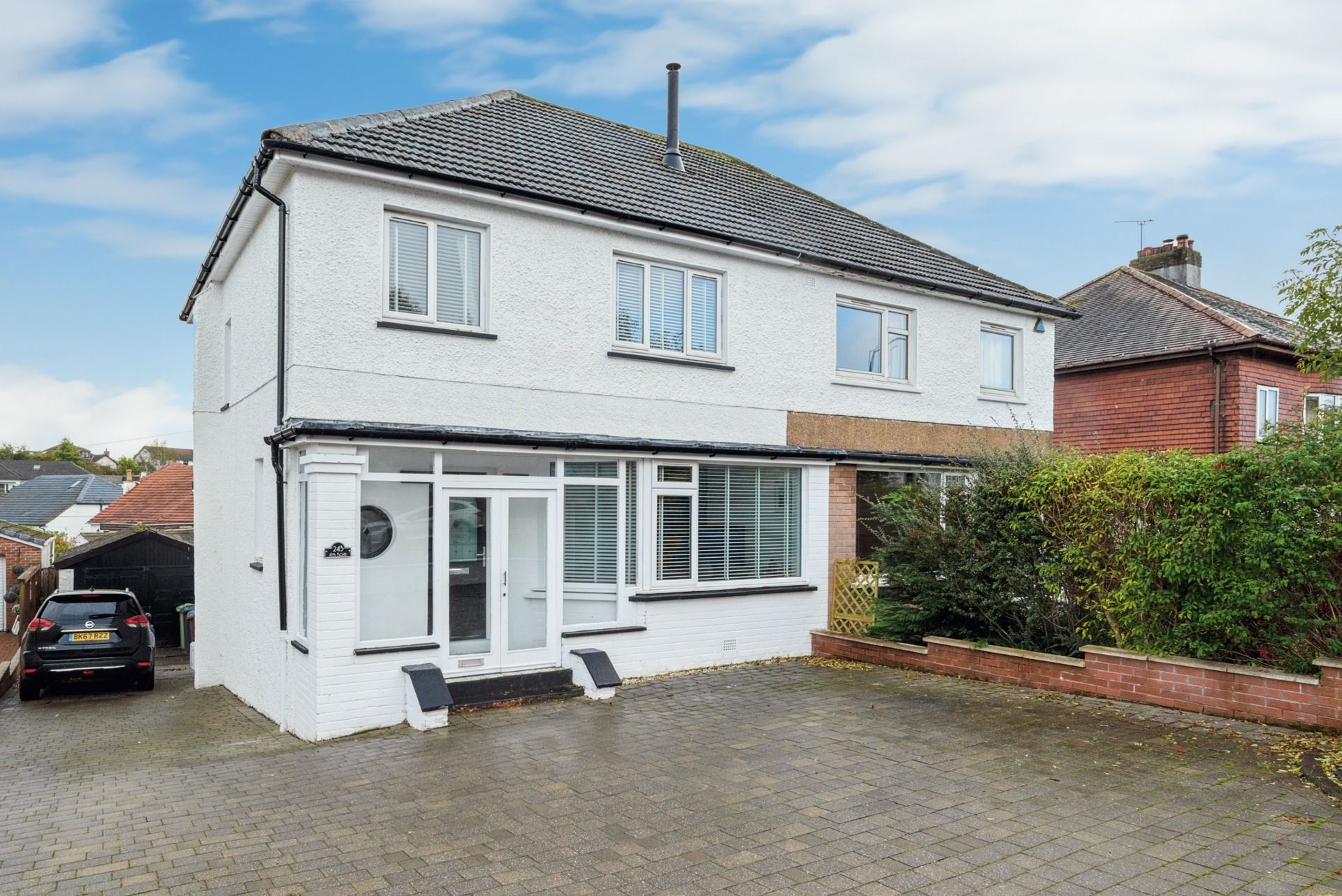 3 bed semidetached house for sale in Ayr Road, Newton Mearns, Glasgow