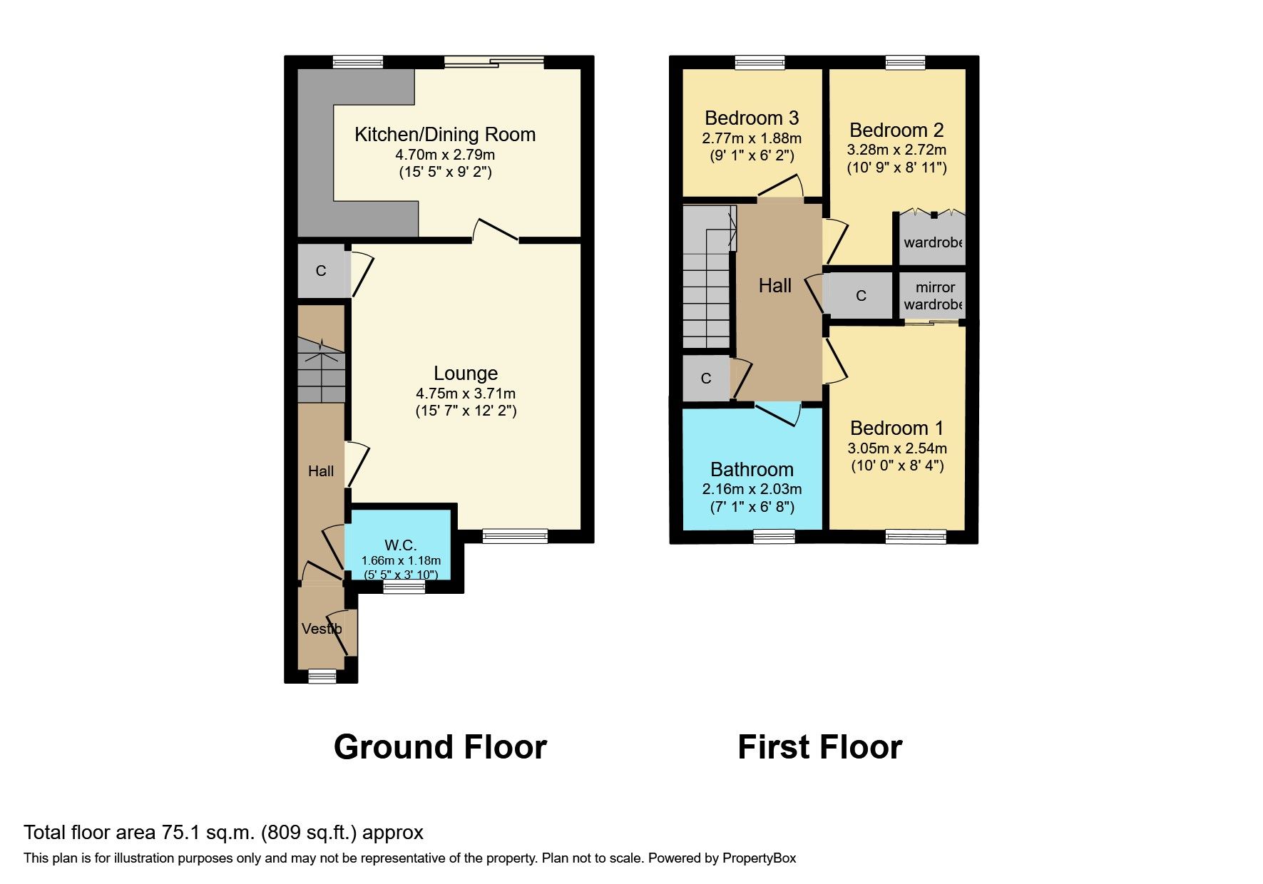 3 bed semidetached house for sale in Pentland Crescent, Larkhall