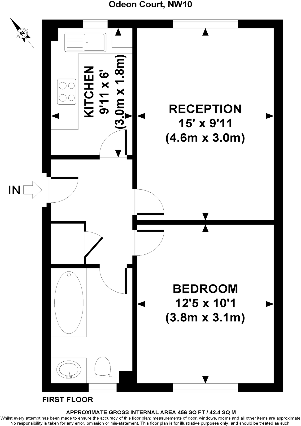1 bed flat for sale in St. Albans Road, London NW10 Zoopla