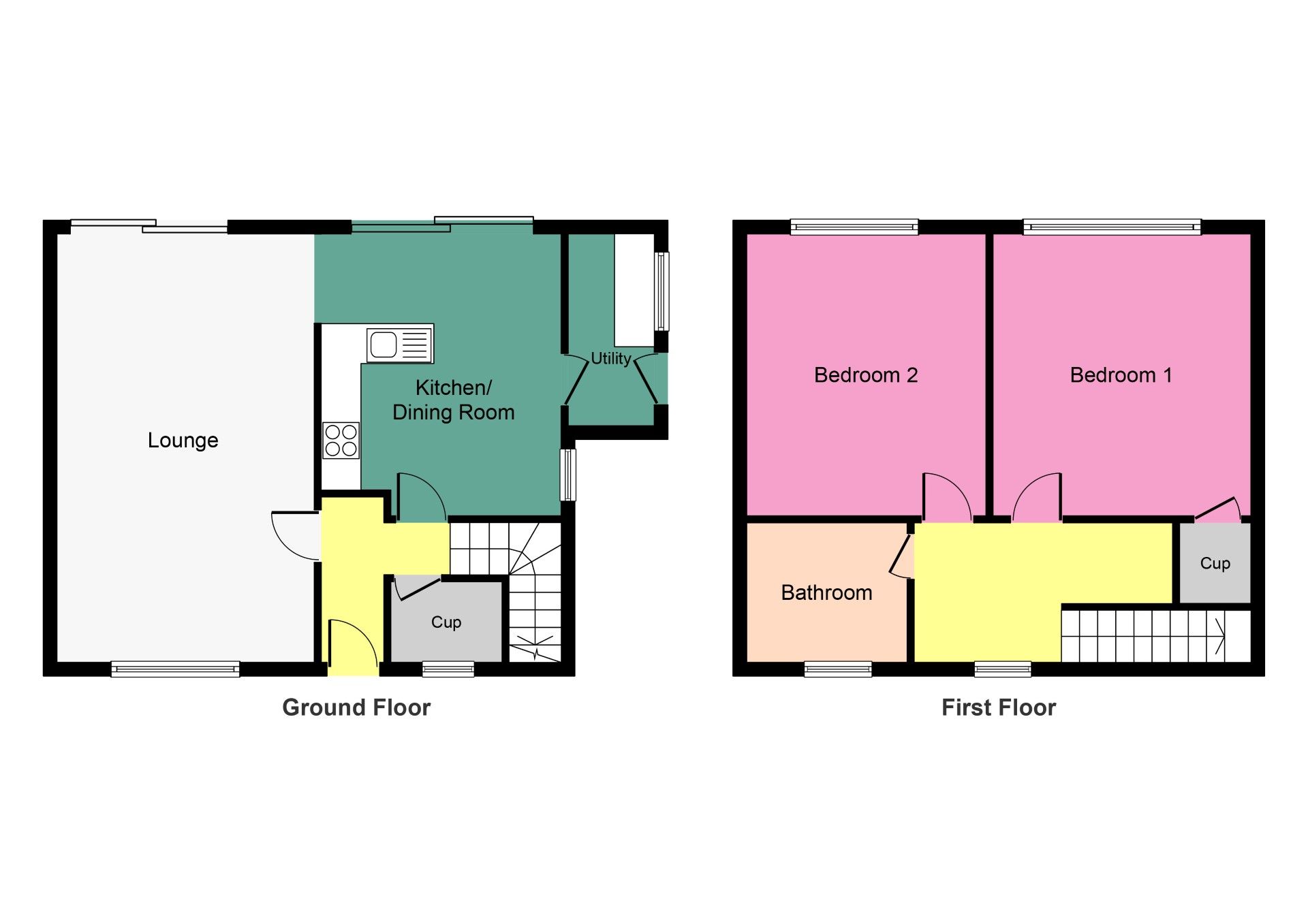 2 bed semidetached house for sale in Woodhall Avenue, Calderbank