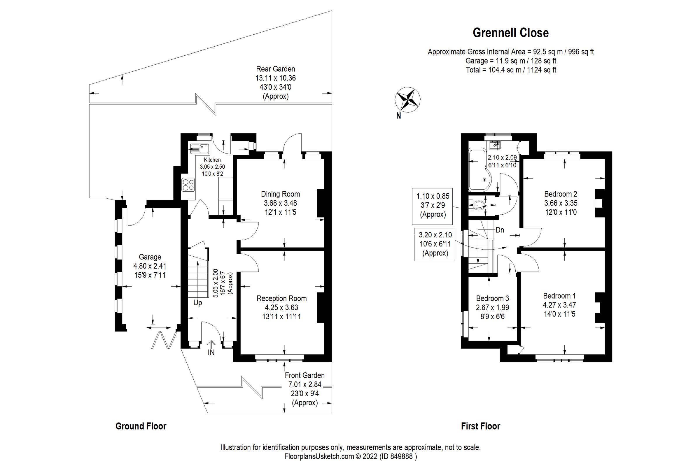3 bed semidetached house for sale in Grennell Close, Sutton SM1 Zoopla