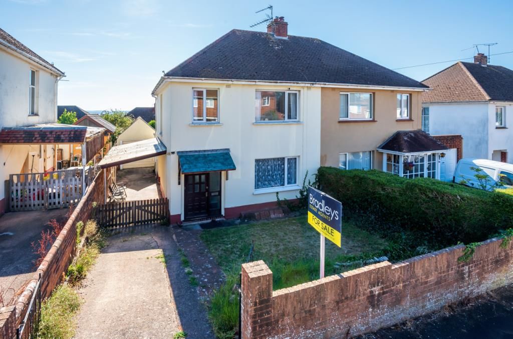 3 bed semidetached house for sale in Fox Road, Beacon Heath, Exeter