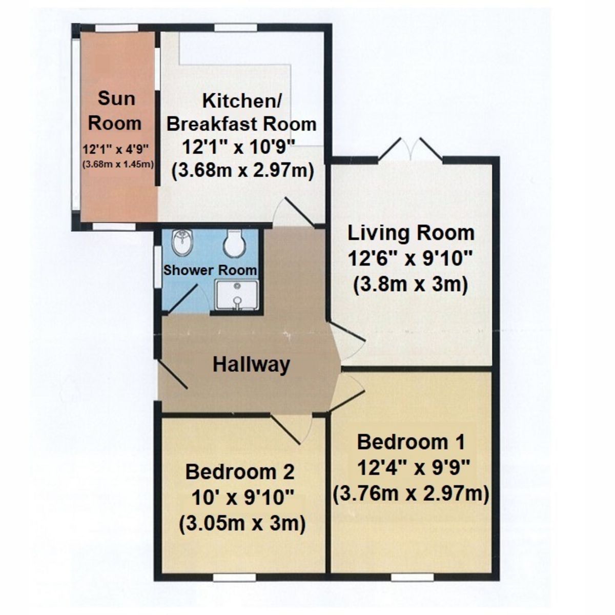 2 bed semidetached bungalow for sale in Barton Avenue, Paignton TQ3